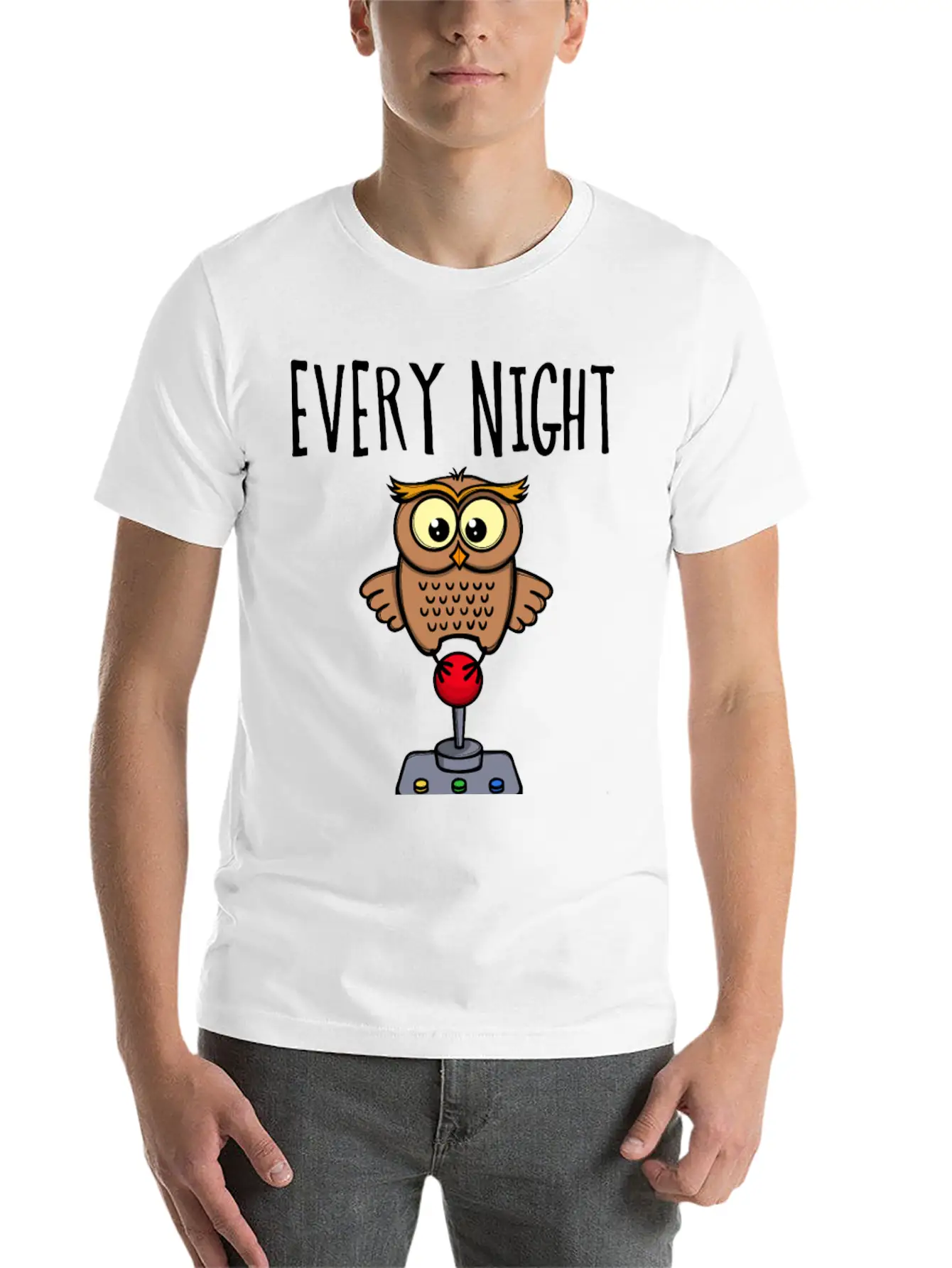 Gaming Joystick Gamer Saying Online Games Unisex Casual T-Shirt – Clean Design For Daily Comfort