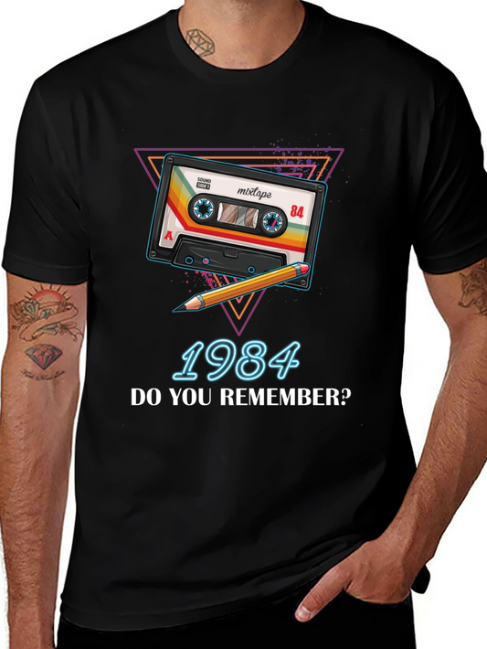 Retro 1984 Mixtape T-Shirt - Do You Remember?
