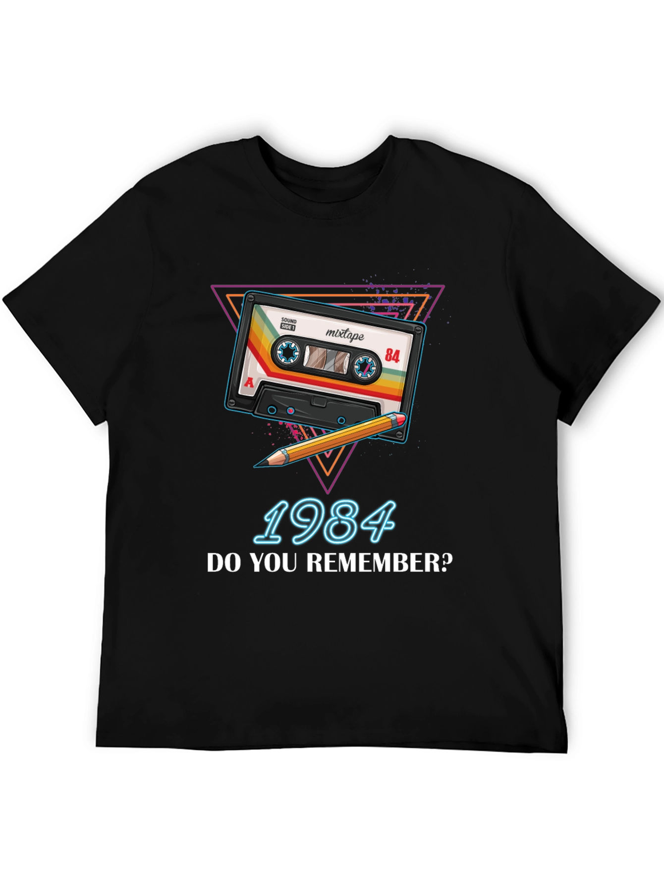 Retro 1984 Mixtape T-Shirt - Do You Remember?