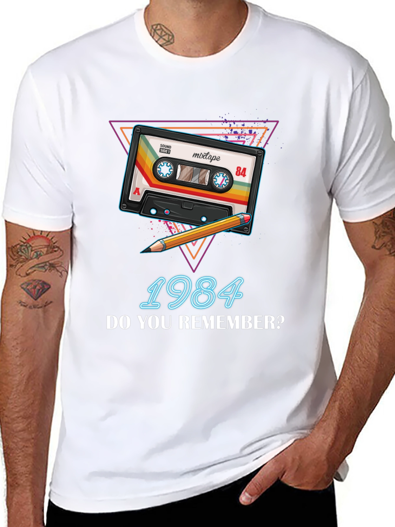 Retro 1984 Mixtape T-Shirt - Do You Remember?