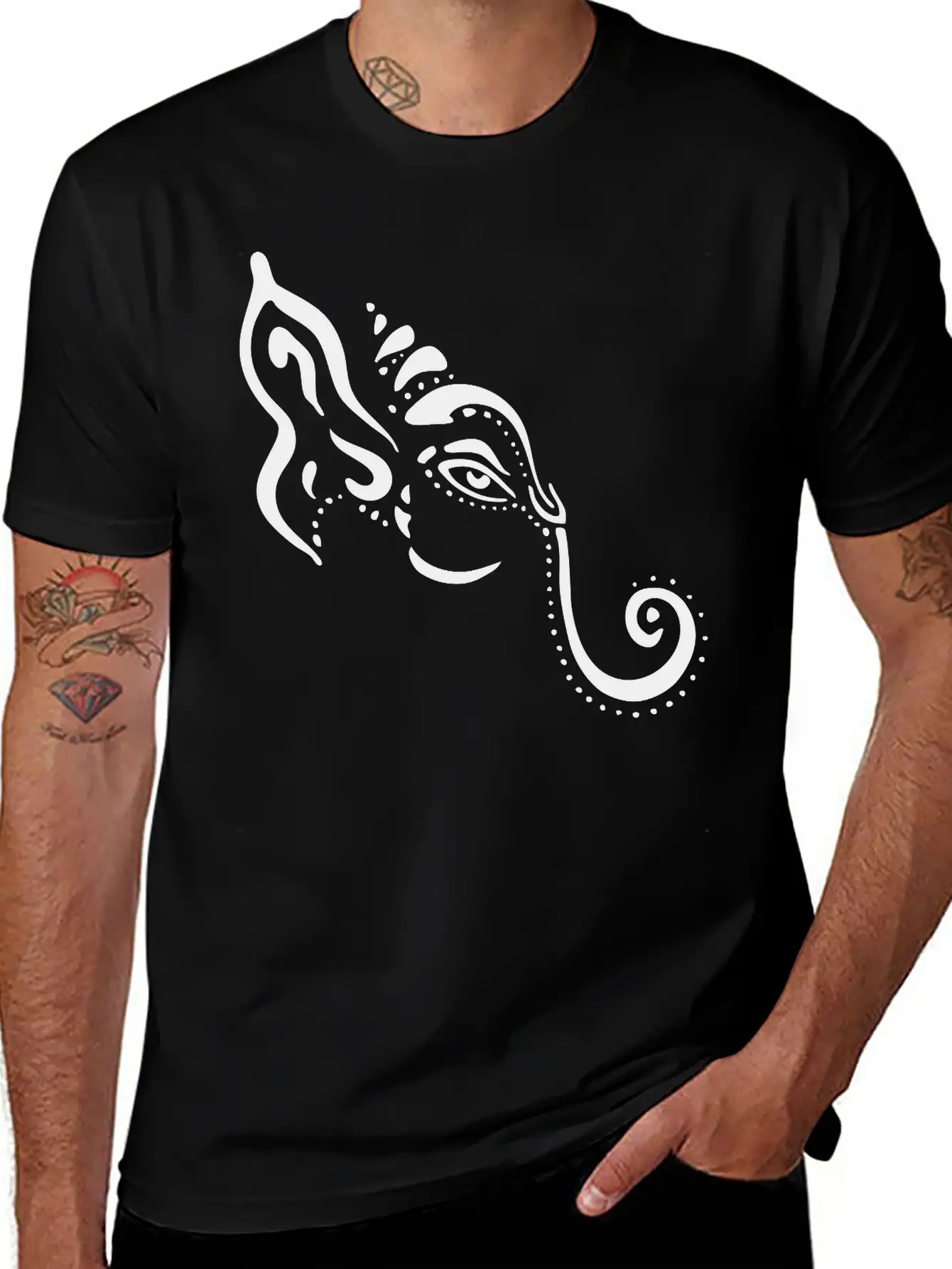 Ganesha Unisex Casual T-Shirt – Clean Design For Daily Comfort