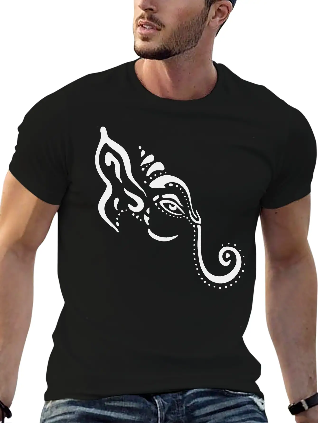 Ganesha Unisex Casual T-Shirt – Clean Design For Daily Comfort