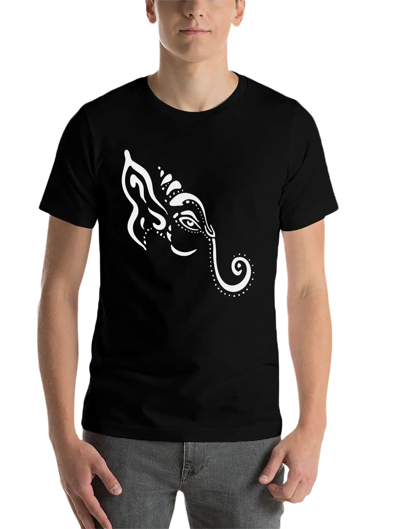 Ganesha Unisex Casual T-Shirt – Clean Design For Daily Comfort