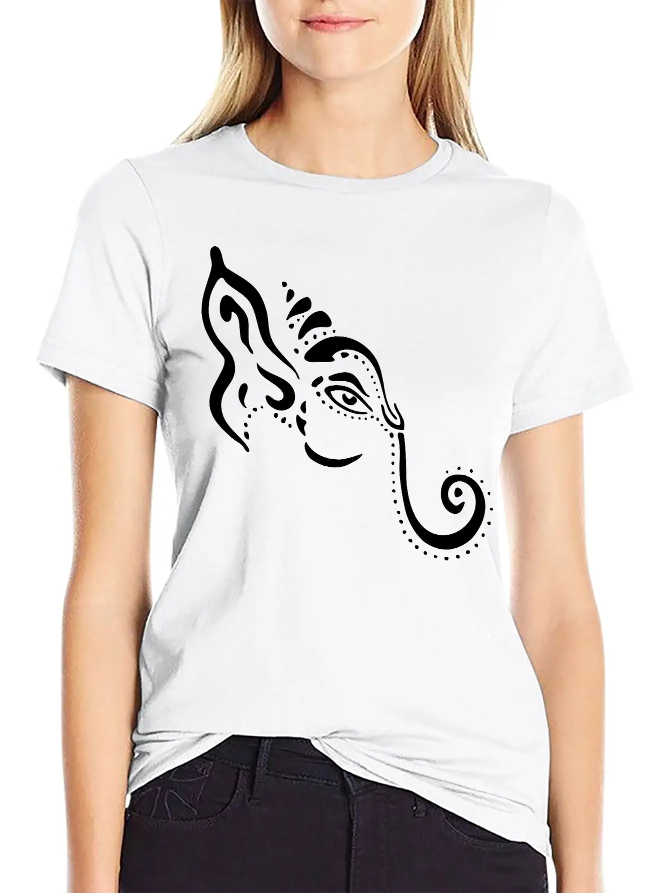 Ganesha Unisex Casual T-Shirt – Clean Design For Daily Comfort