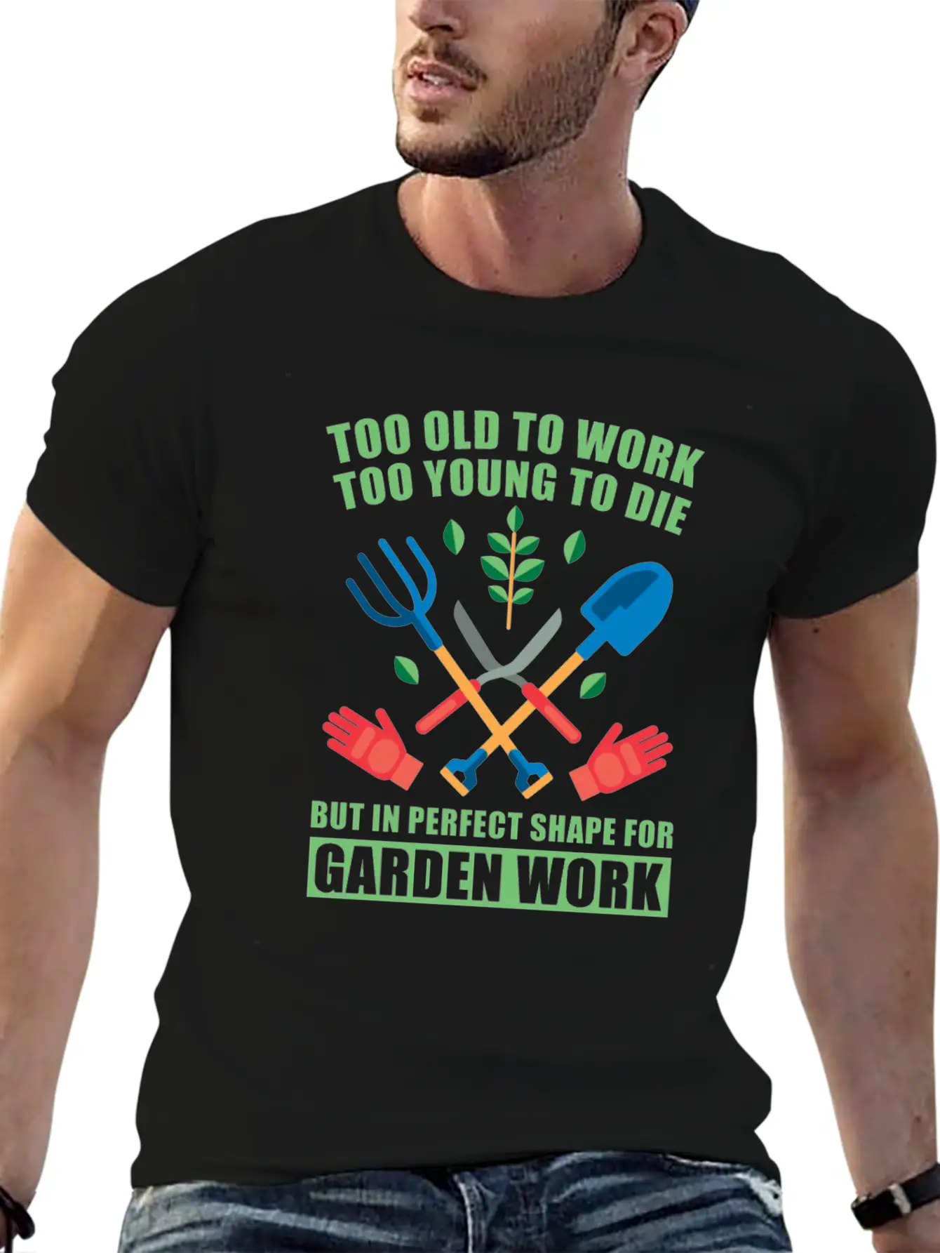 Gardening Garden Gardener Unisex Casual T-Shirt – Clean Design For Daily Comfort