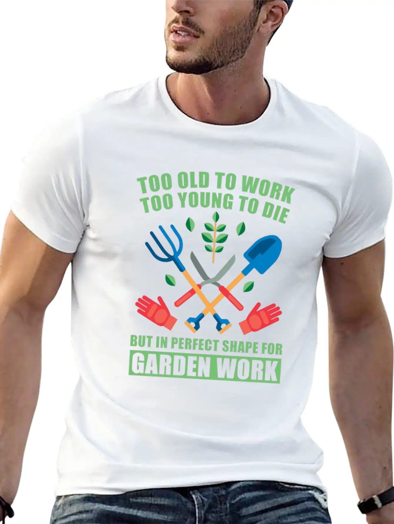 Gardening Garden Gardener Unisex Casual T-Shirt – Clean Design For Daily Comfort