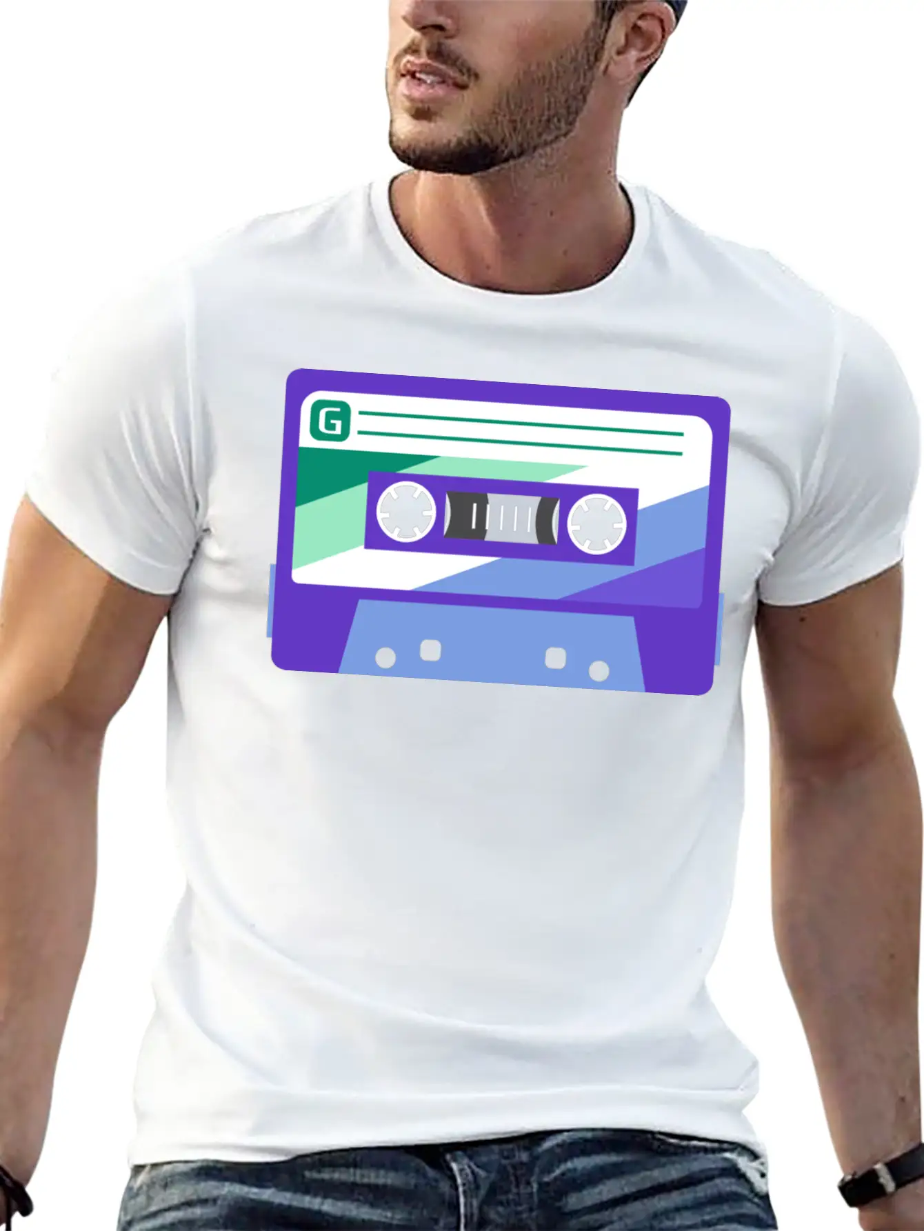 Gay Pride Mixtape Unisex Casual T-Shirt – Clean Design For Daily Comfort