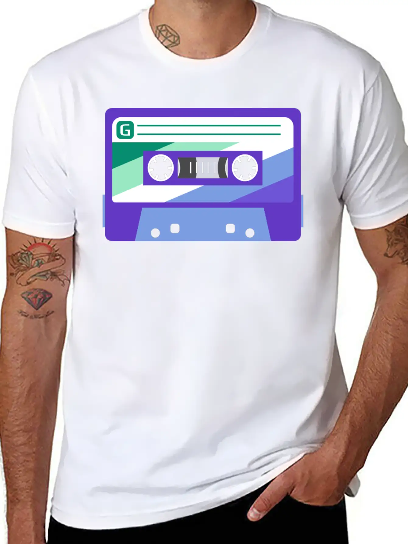 Gay Pride Mixtape Unisex Casual T-Shirt – Clean Design For Daily Comfort