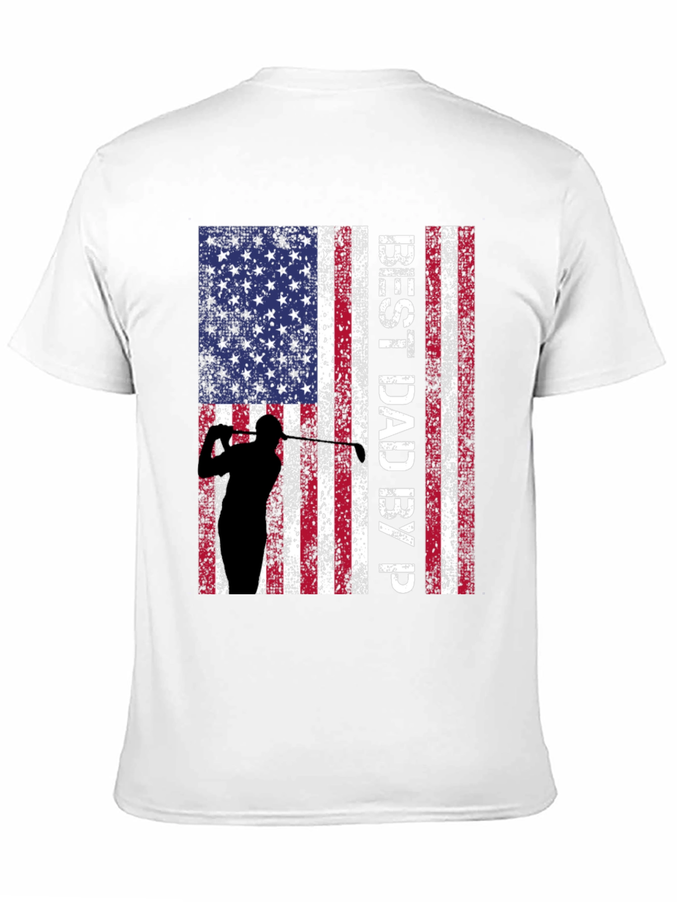 Best Dad By Par Golf Flag T-Shirt