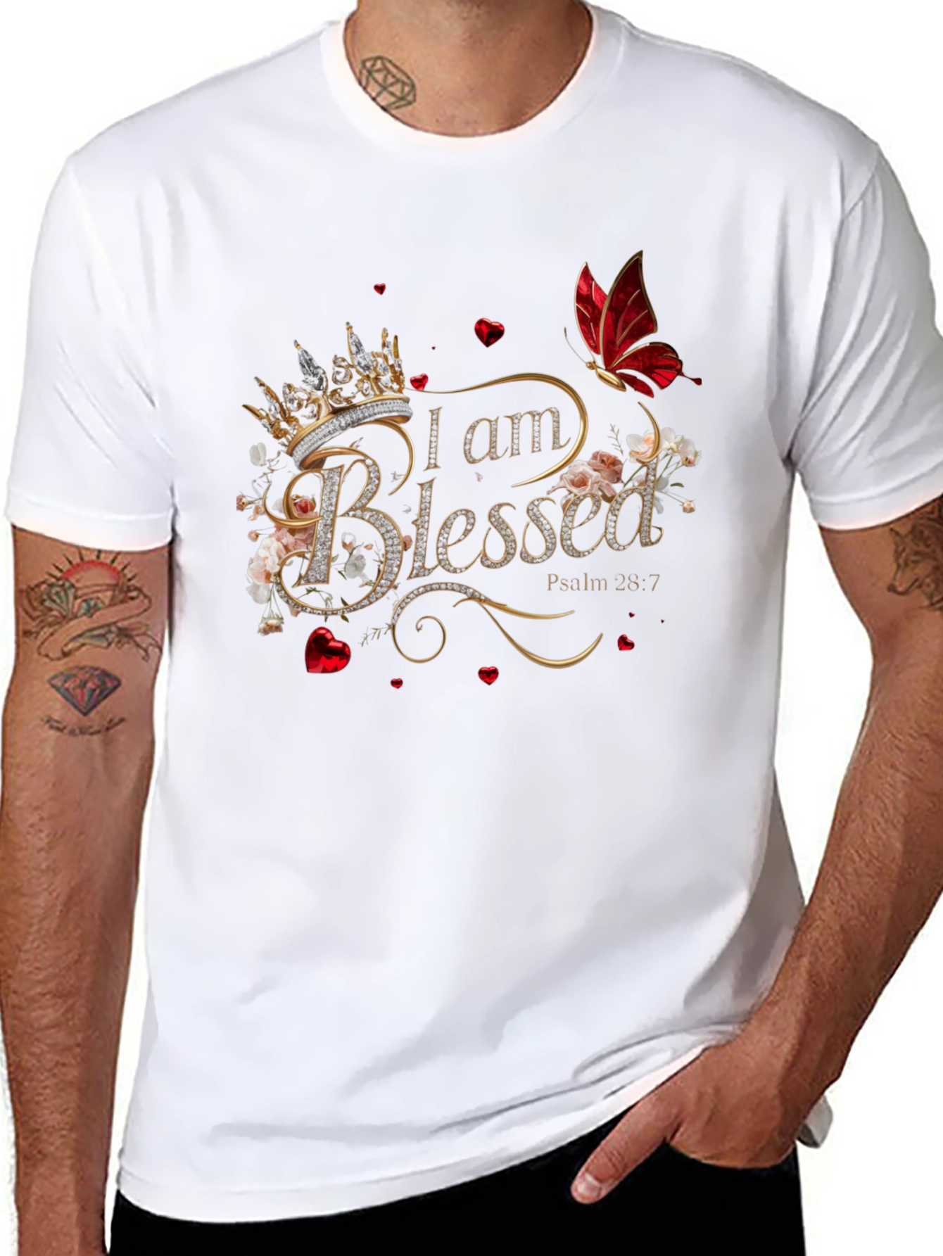 I am Blessed Graphic T-Shirt Religious Apparel