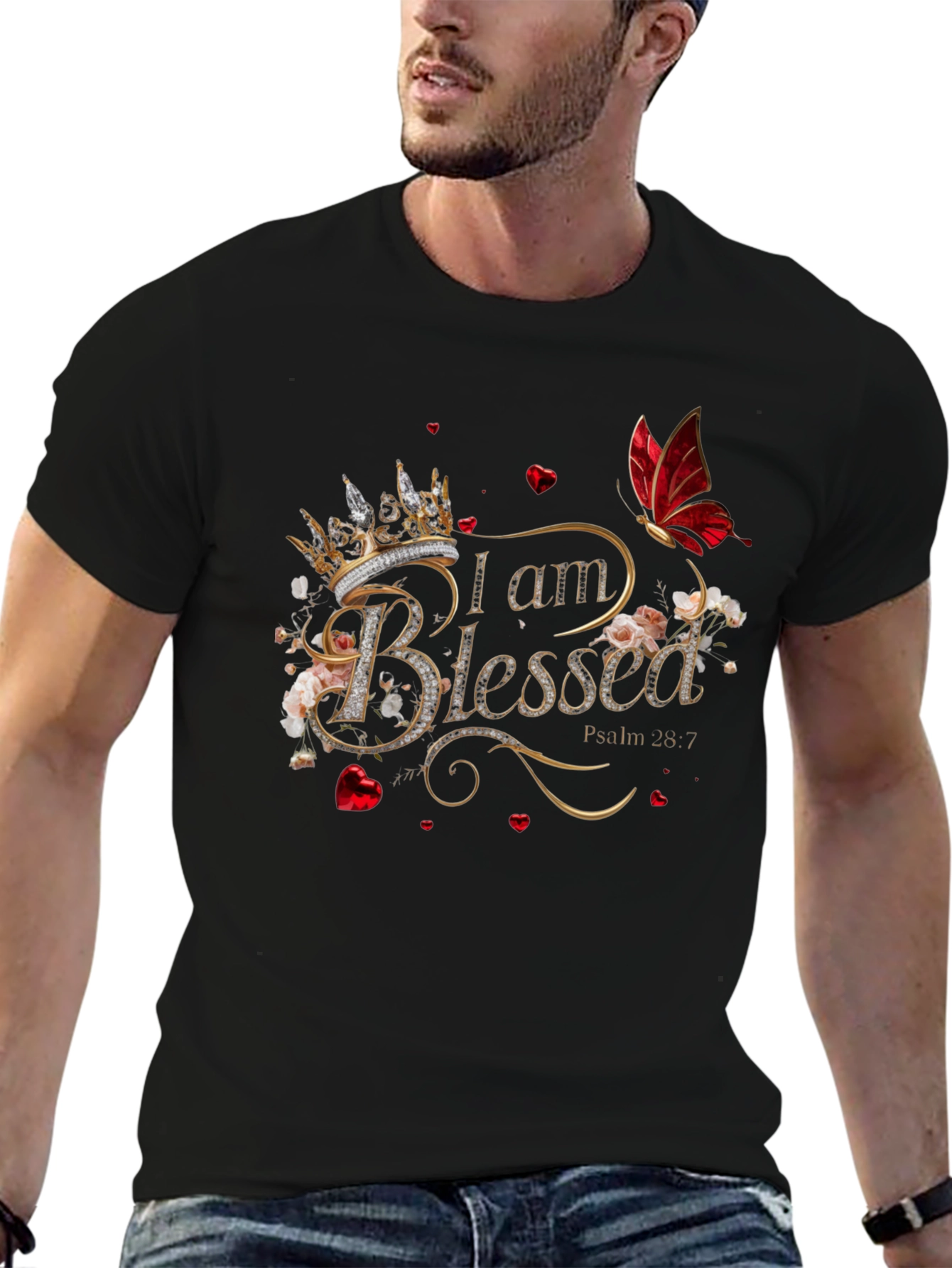 I am Blessed Graphic T-Shirt Religious Apparel