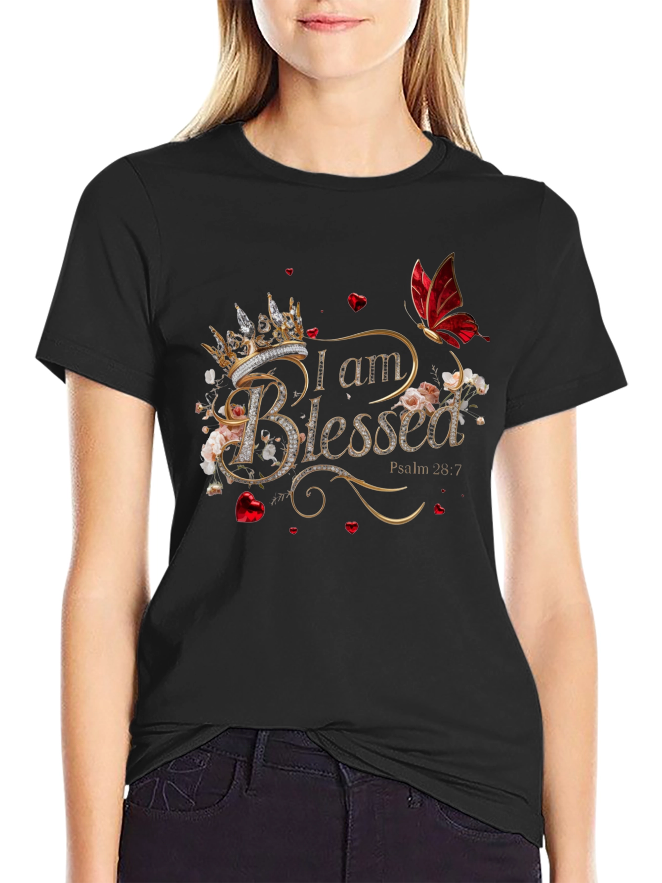 I am Blessed Graphic T-Shirt Religious Apparel