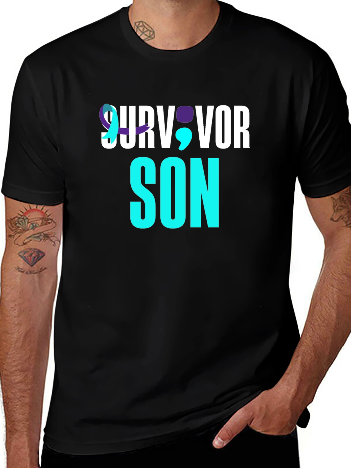 Survivor Son T-Shirt Suicide Prevention Awareness