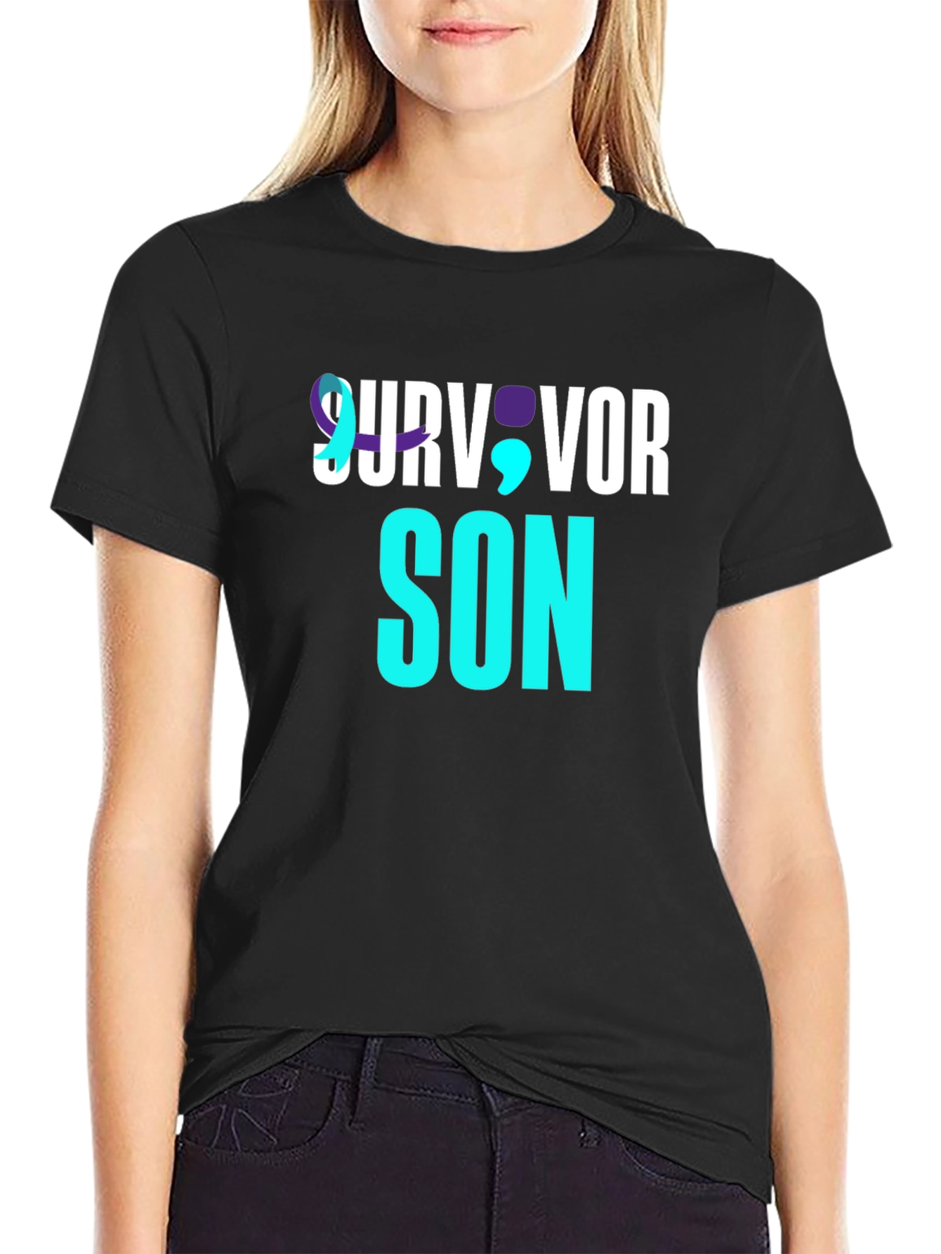 Survivor Son T-Shirt Suicide Prevention Awareness