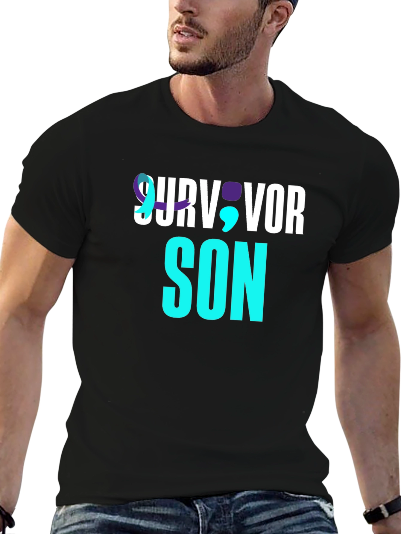 Survivor Son T-Shirt Suicide Prevention Awareness