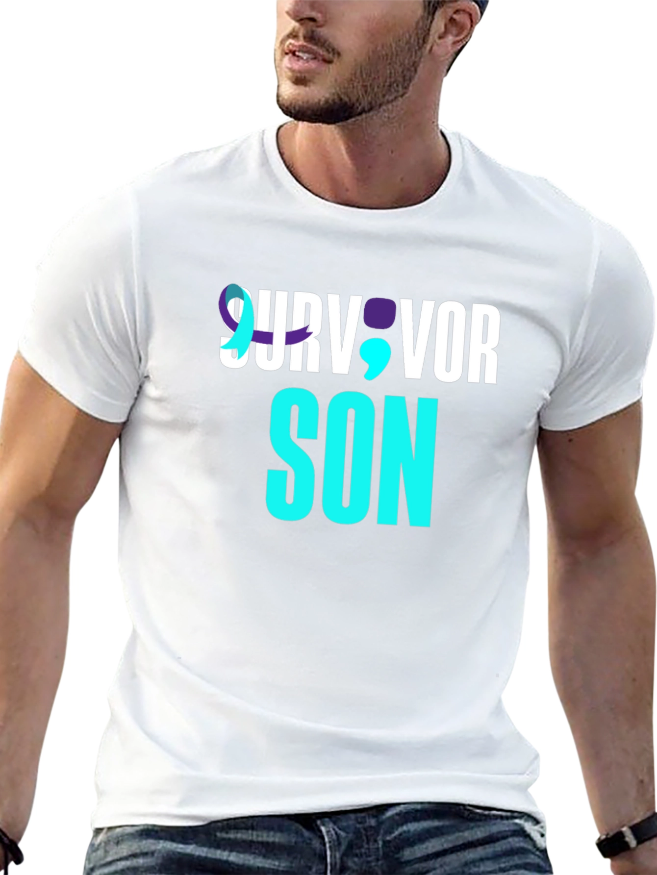 Survivor Son T-Shirt Suicide Prevention Awareness