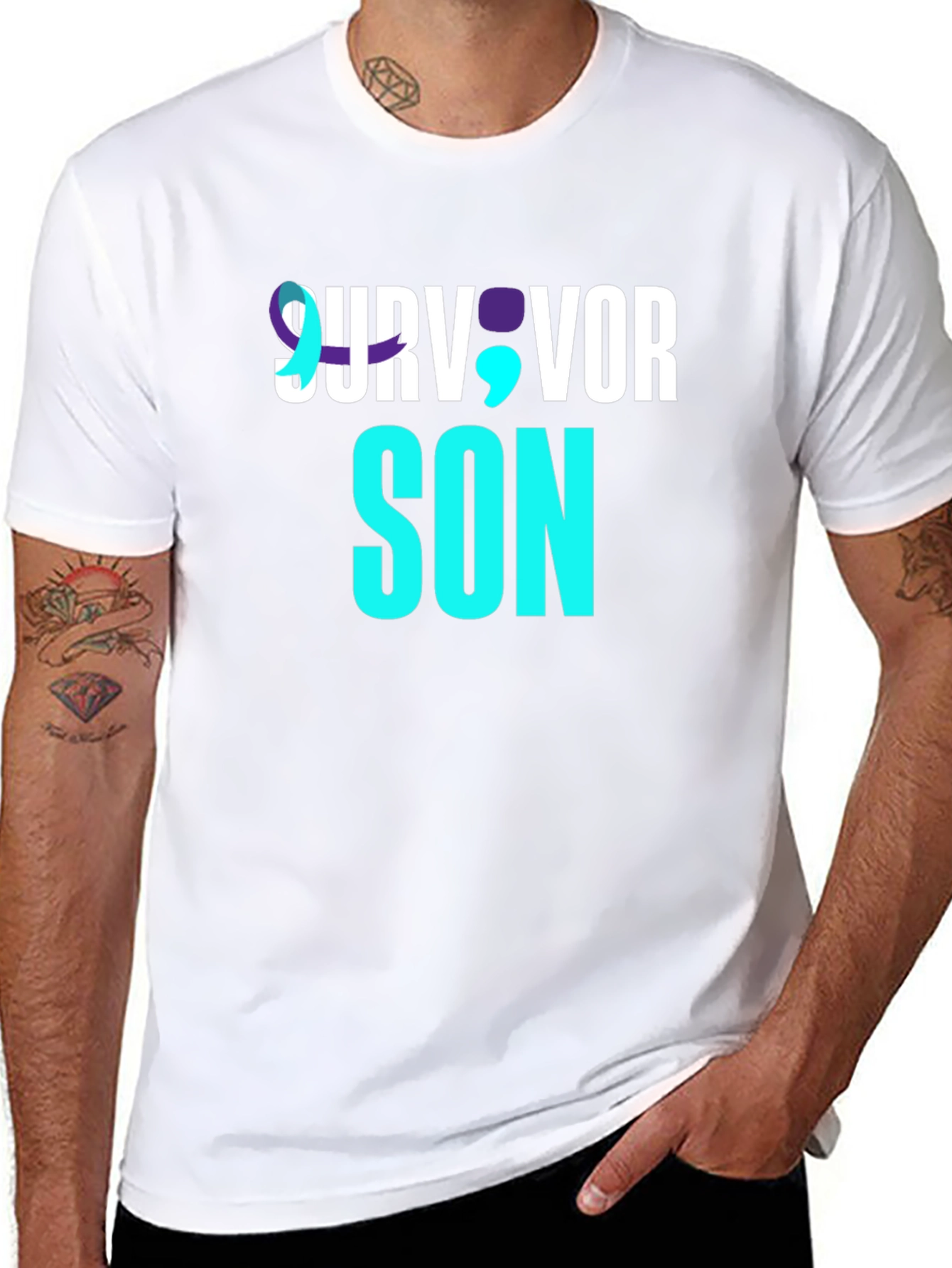 Survivor Son T-Shirt Suicide Prevention Awareness