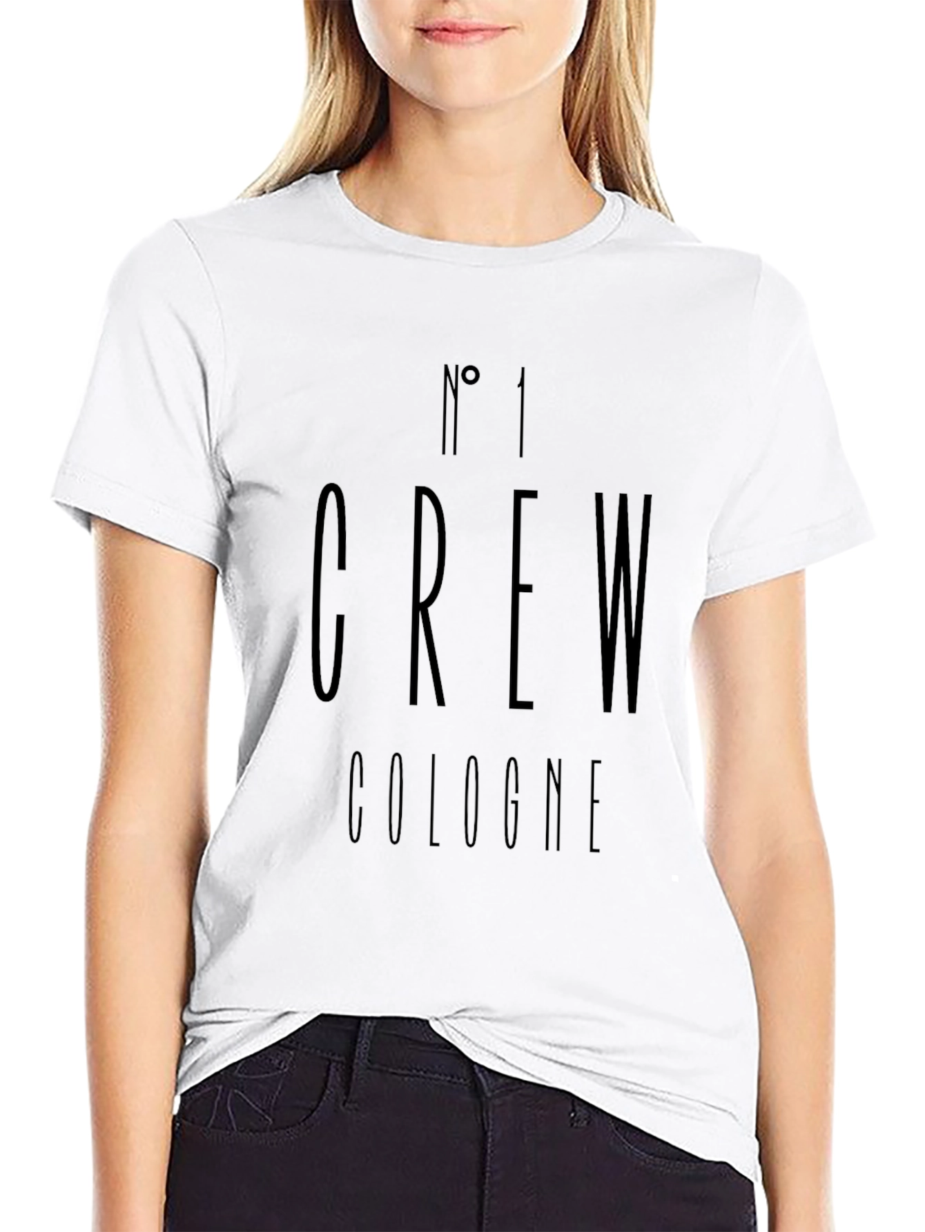 Crew Cologne Graphic Tee - Stylish Black T-Shirt