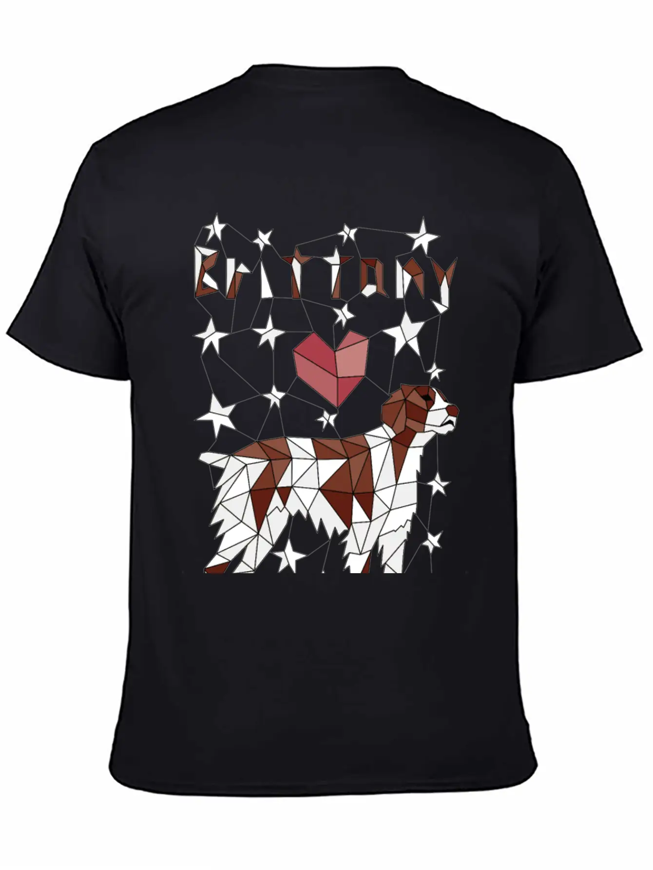 Geometric Brittney Unisex Casual T-Shirt – Clean Design For Daily Comfort