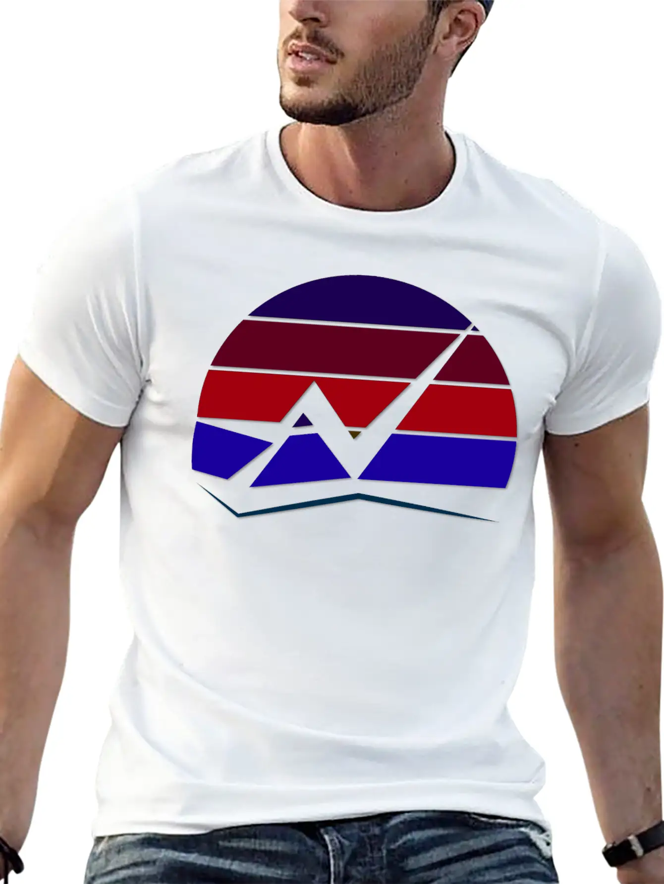 Geometric Inspiration Unisex Casual T-Shirt – Clean Design For Daily Comfort