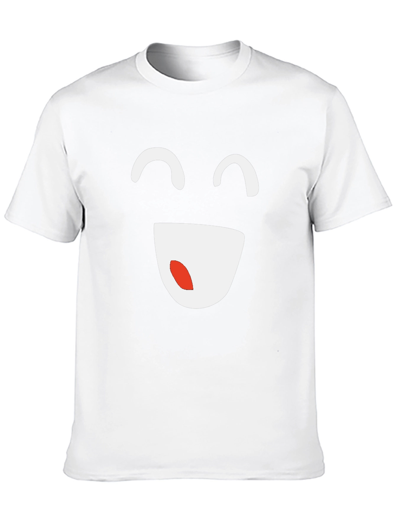 Smiley Face Graphic Tee - Casual Comfort