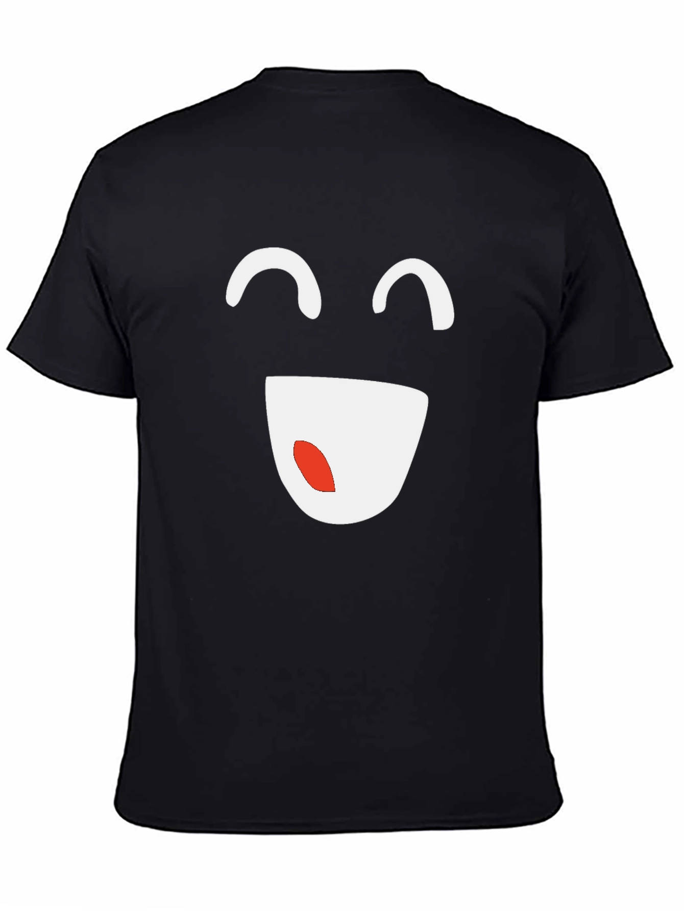 Smiley Face Graphic Tee - Casual Comfort