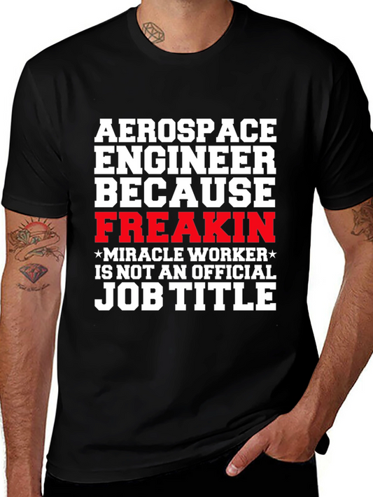 Aerospace Engineer Funny Job Title T-Shirt