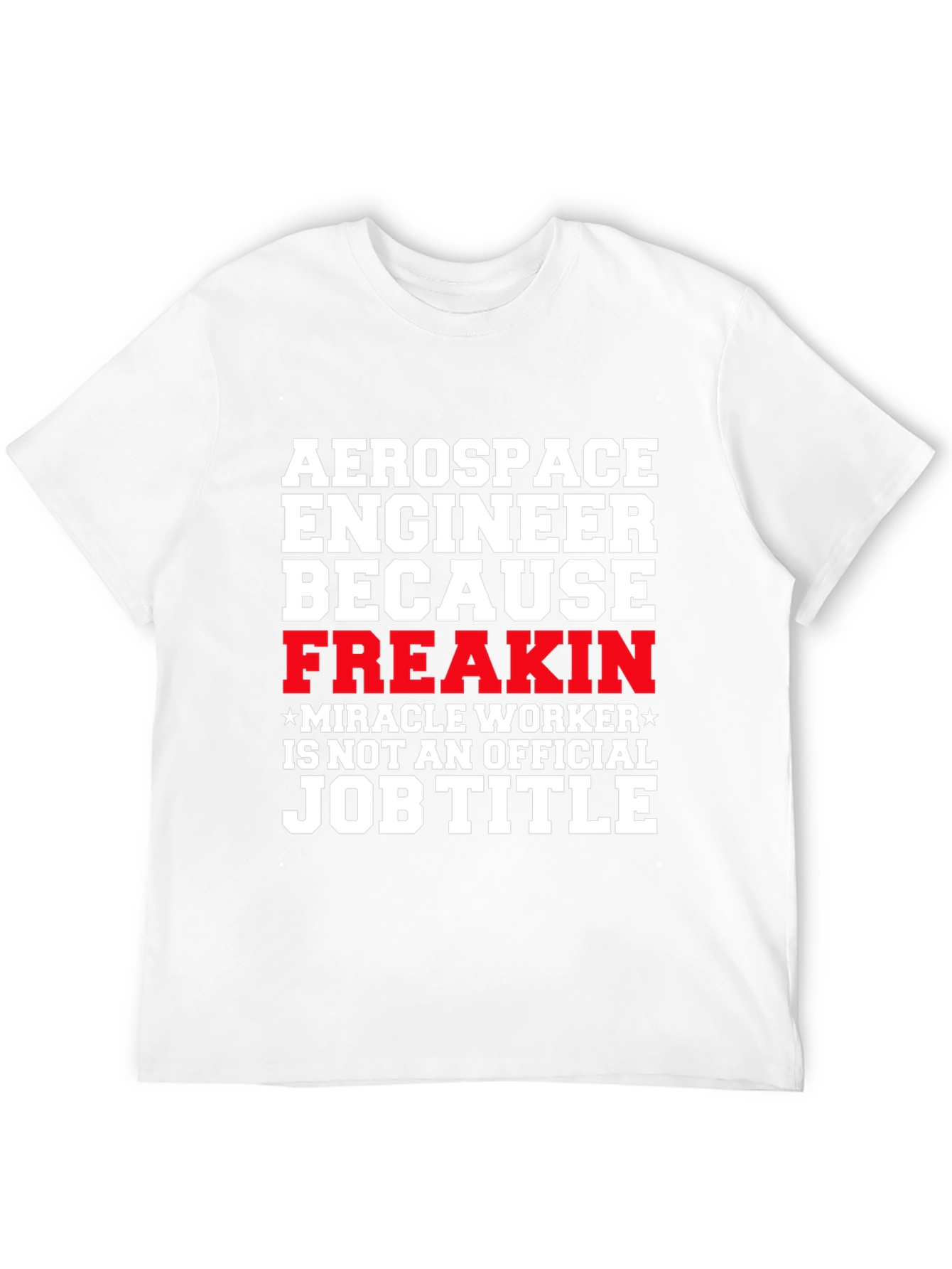 Aerospace Engineer Funny Job Title T-Shirt