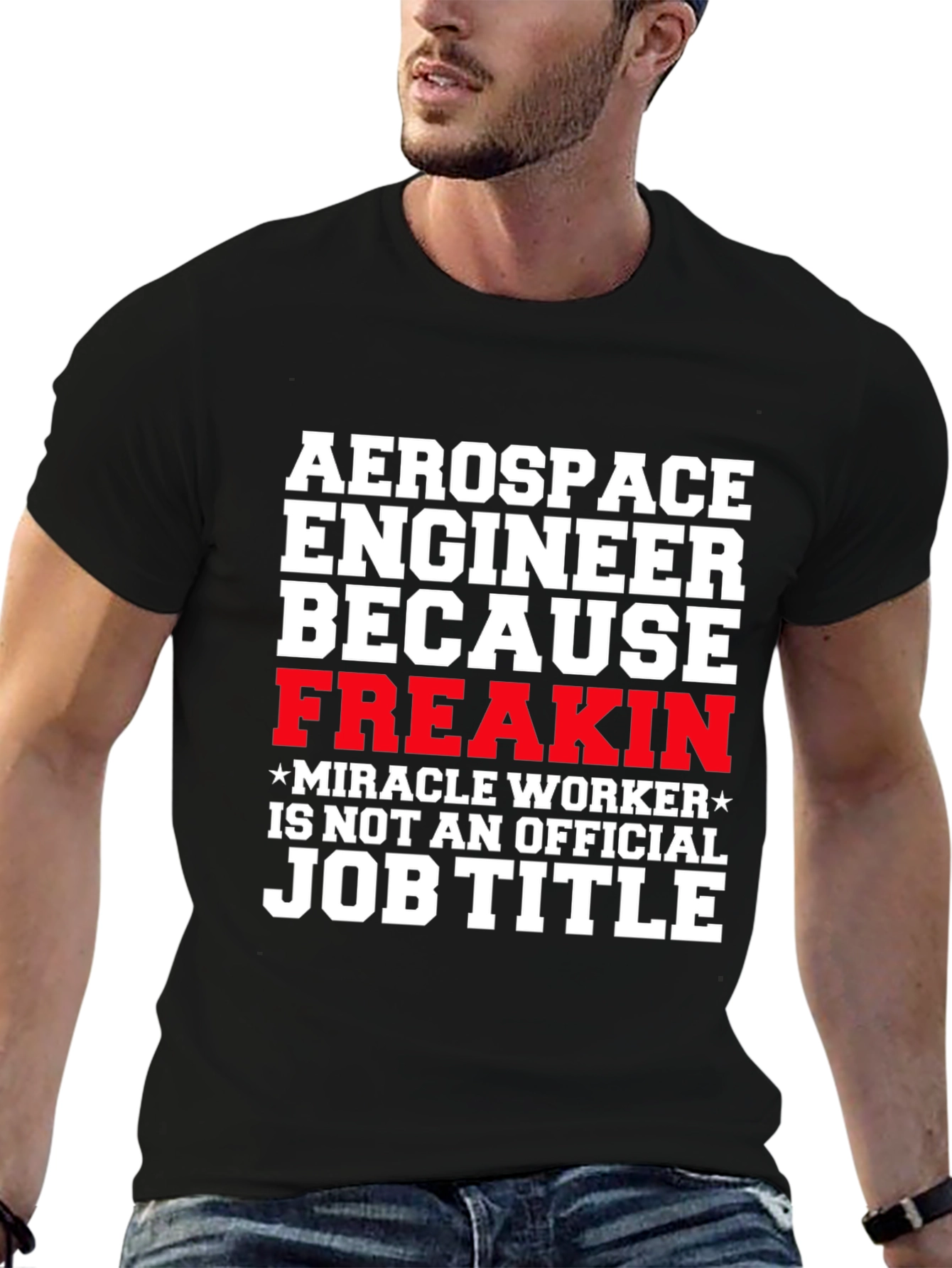 Aerospace Engineer Funny Job Title T-Shirt