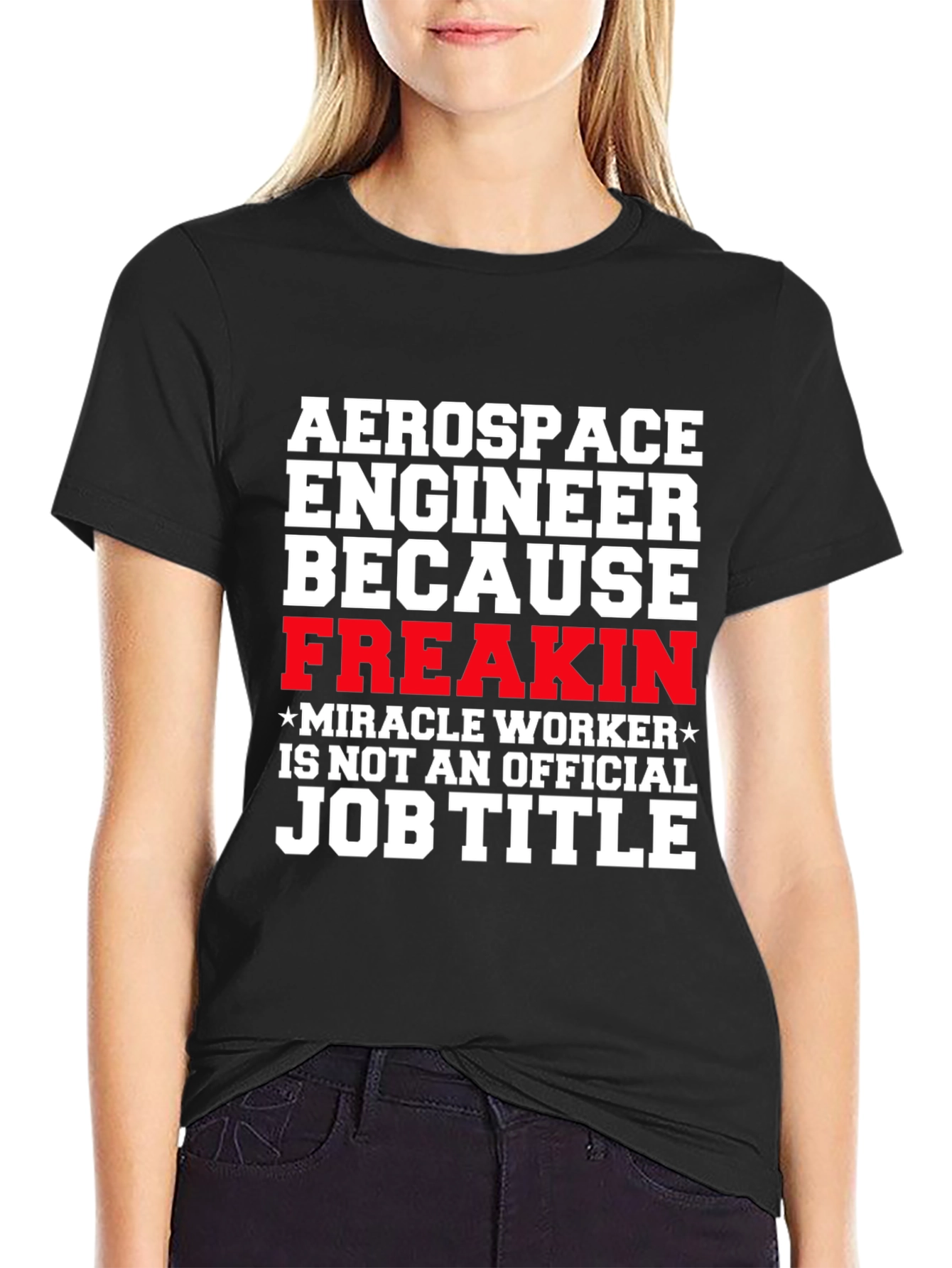Aerospace Engineer Funny Job Title T-Shirt