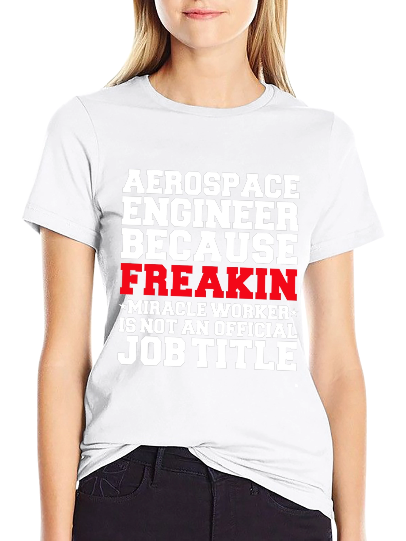 Aerospace Engineer Funny Job Title T-Shirt