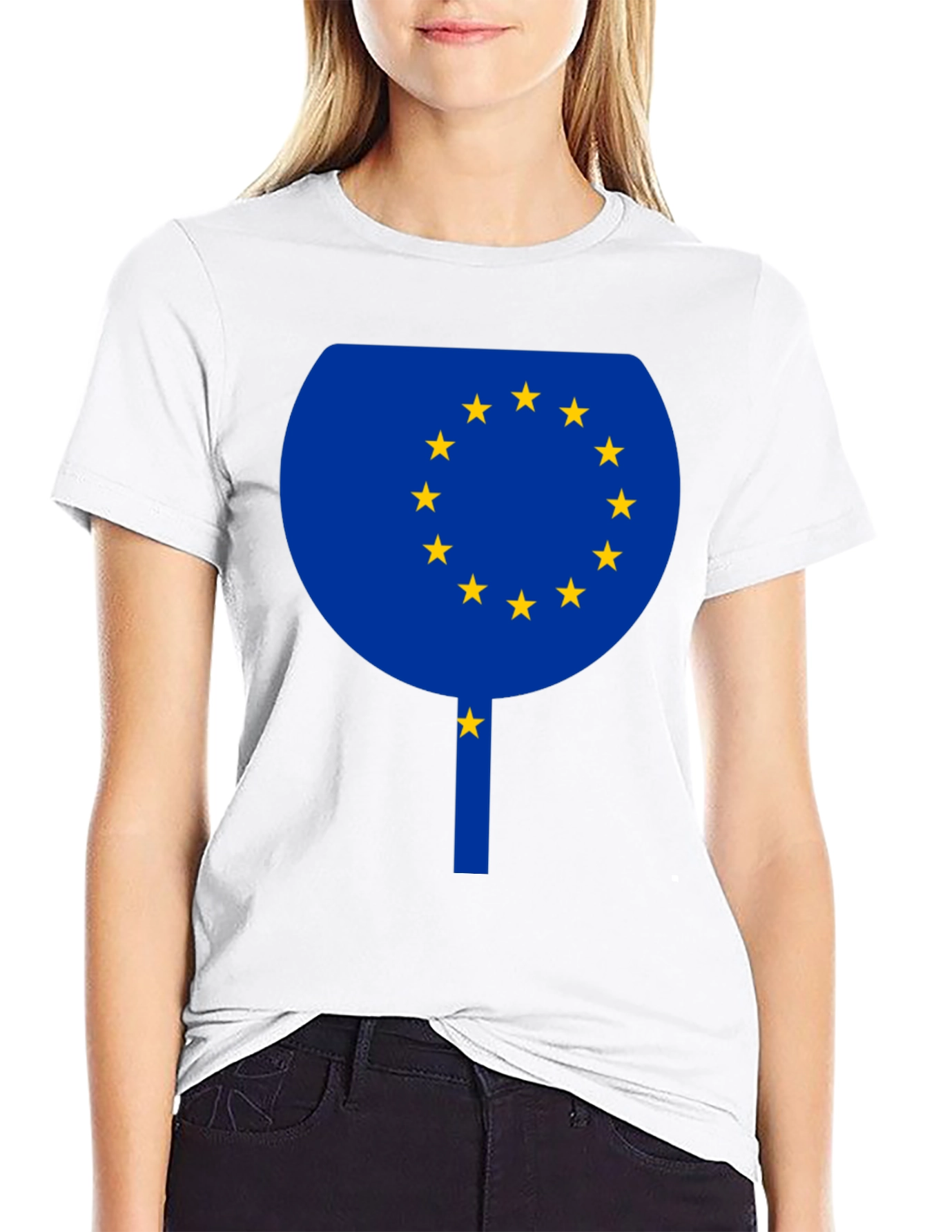 EU Flag Cocktail T-Shirt - Euro Pride Party Shirt