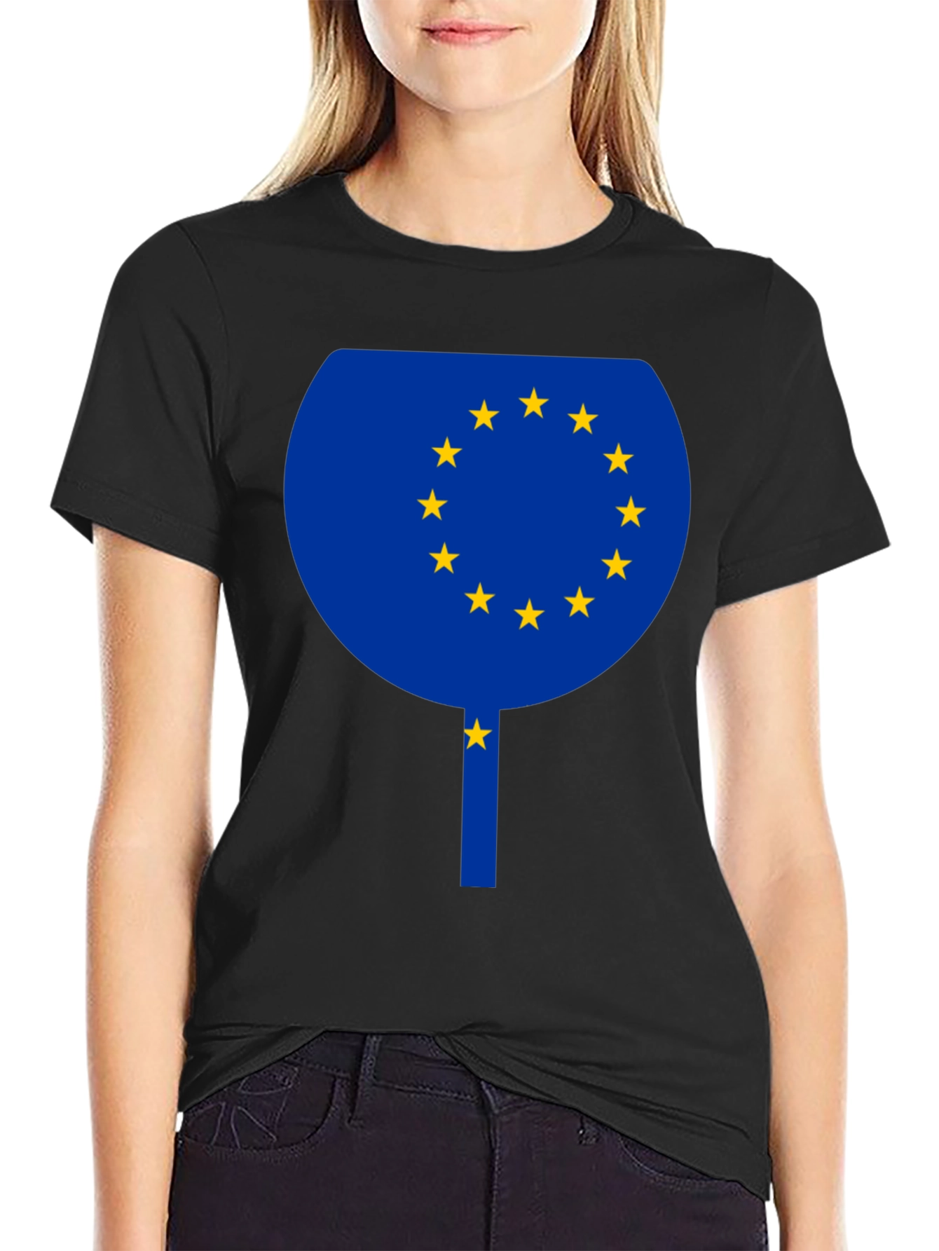 EU Flag Cocktail T-Shirt - Euro Pride Party Shirt