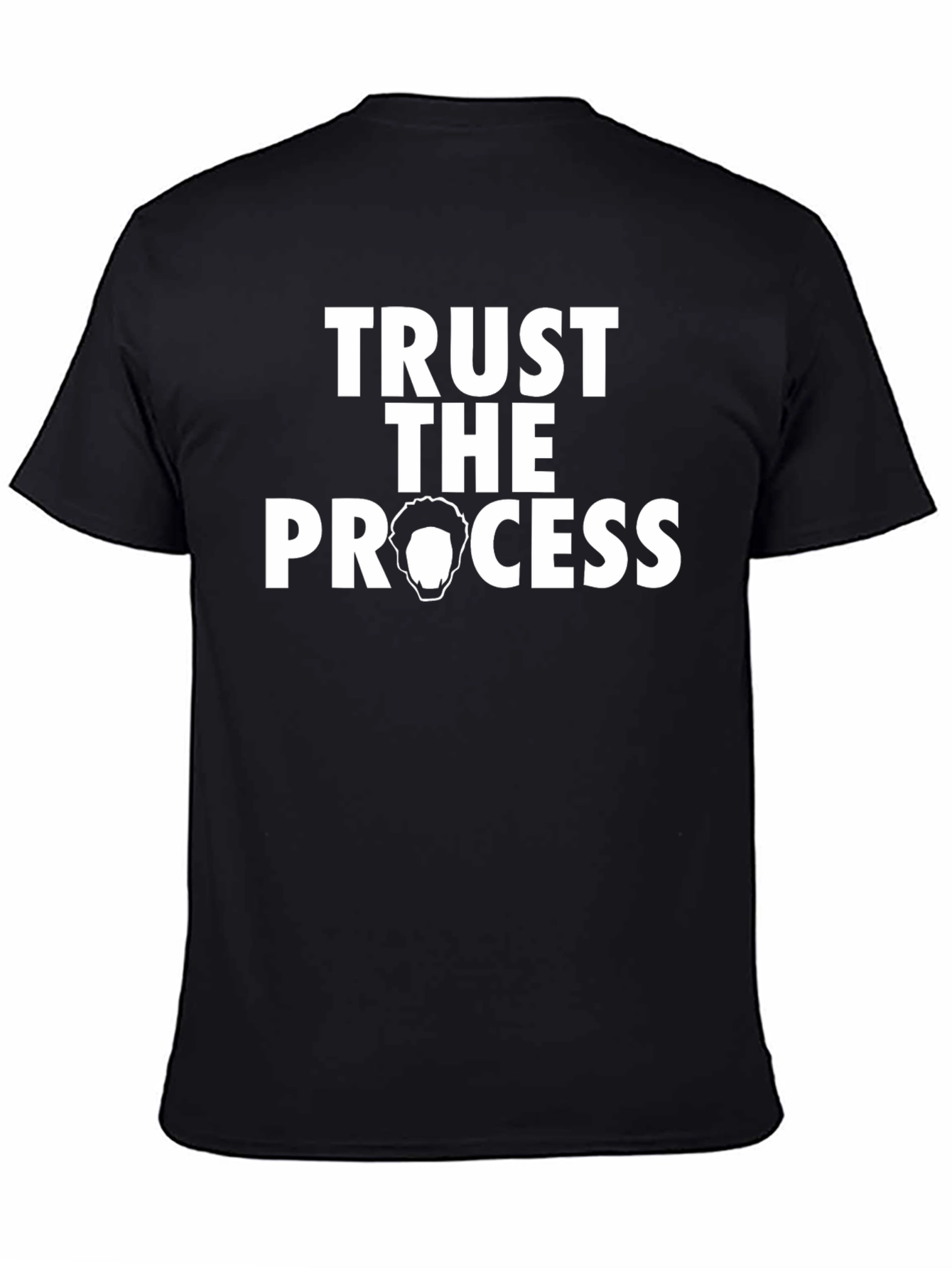 Trust the Process Black Graphic Tee