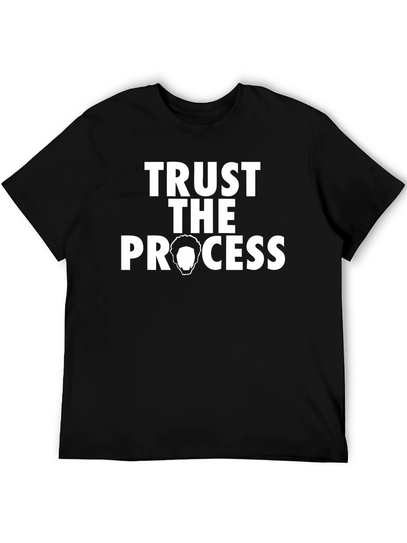 Trust the Process Black Graphic Tee