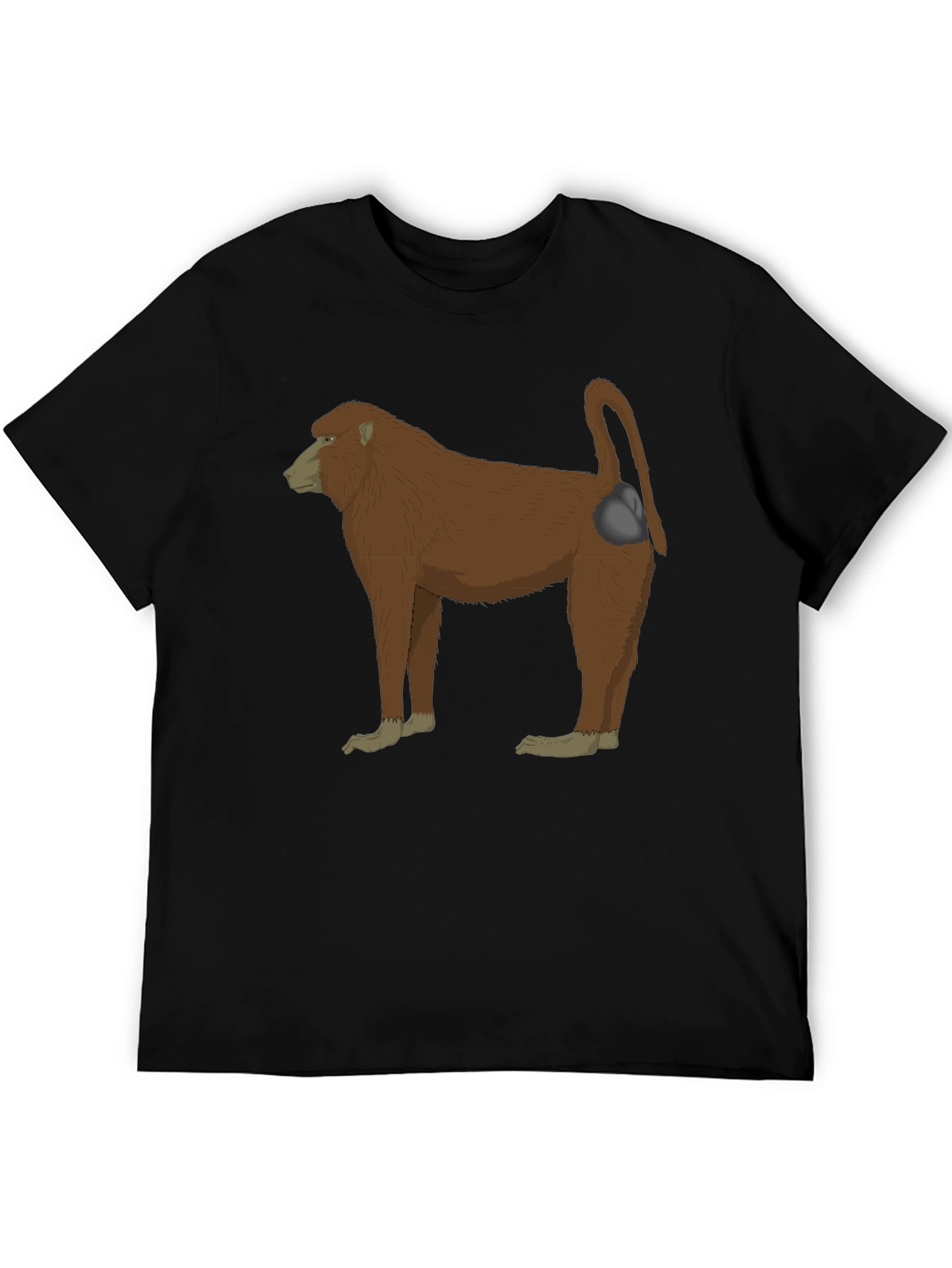 Baboon Graphic T-Shirt - Unique Animal Design