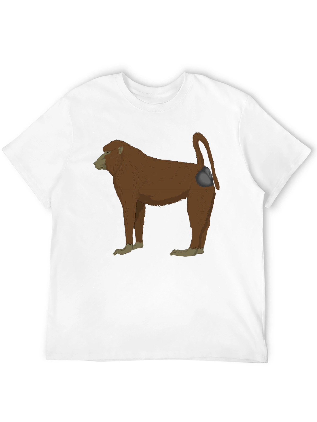 Baboon Graphic T-Shirt - Unique Animal Design