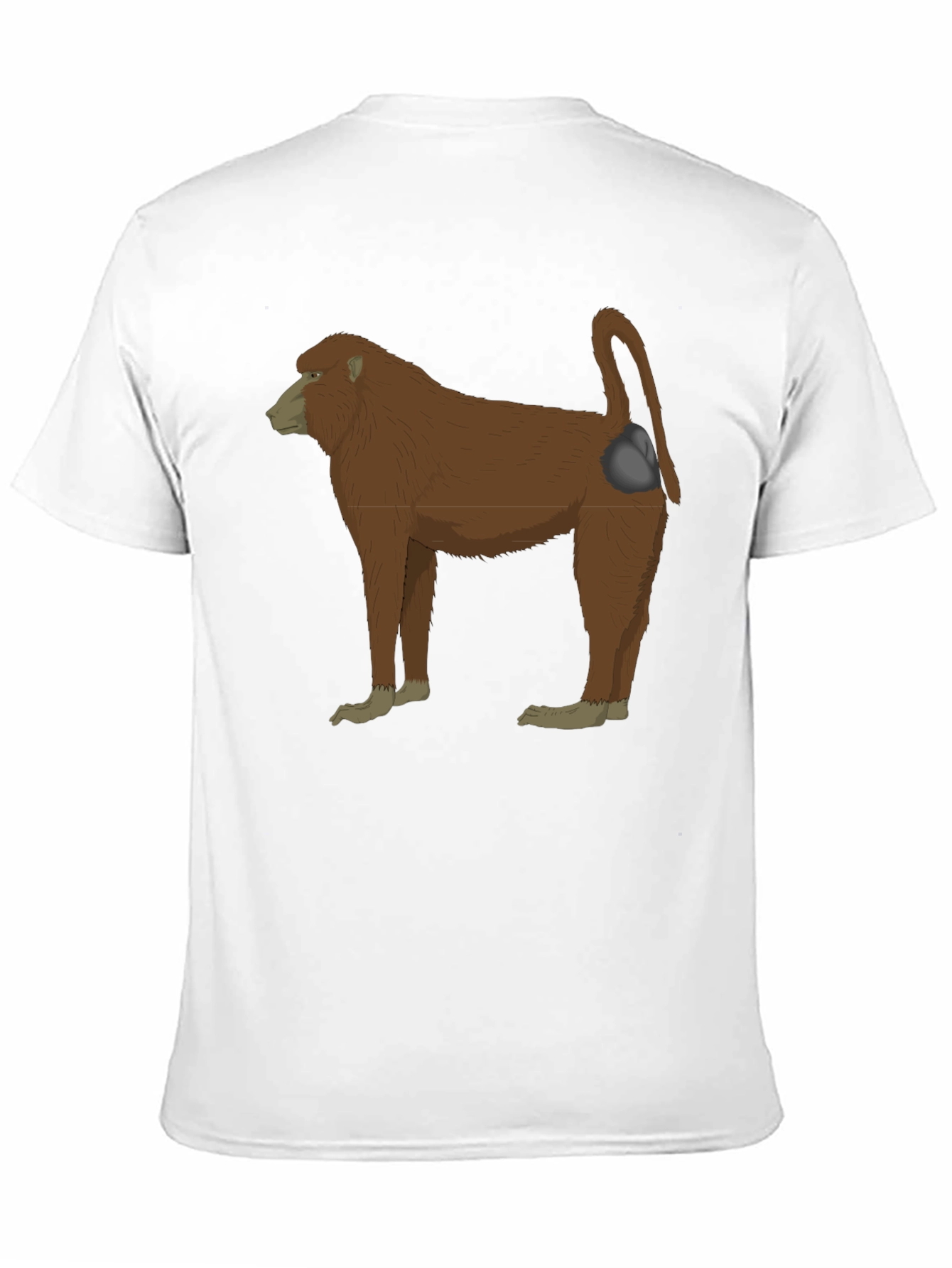 Baboon Graphic T-Shirt - Unique Animal Design