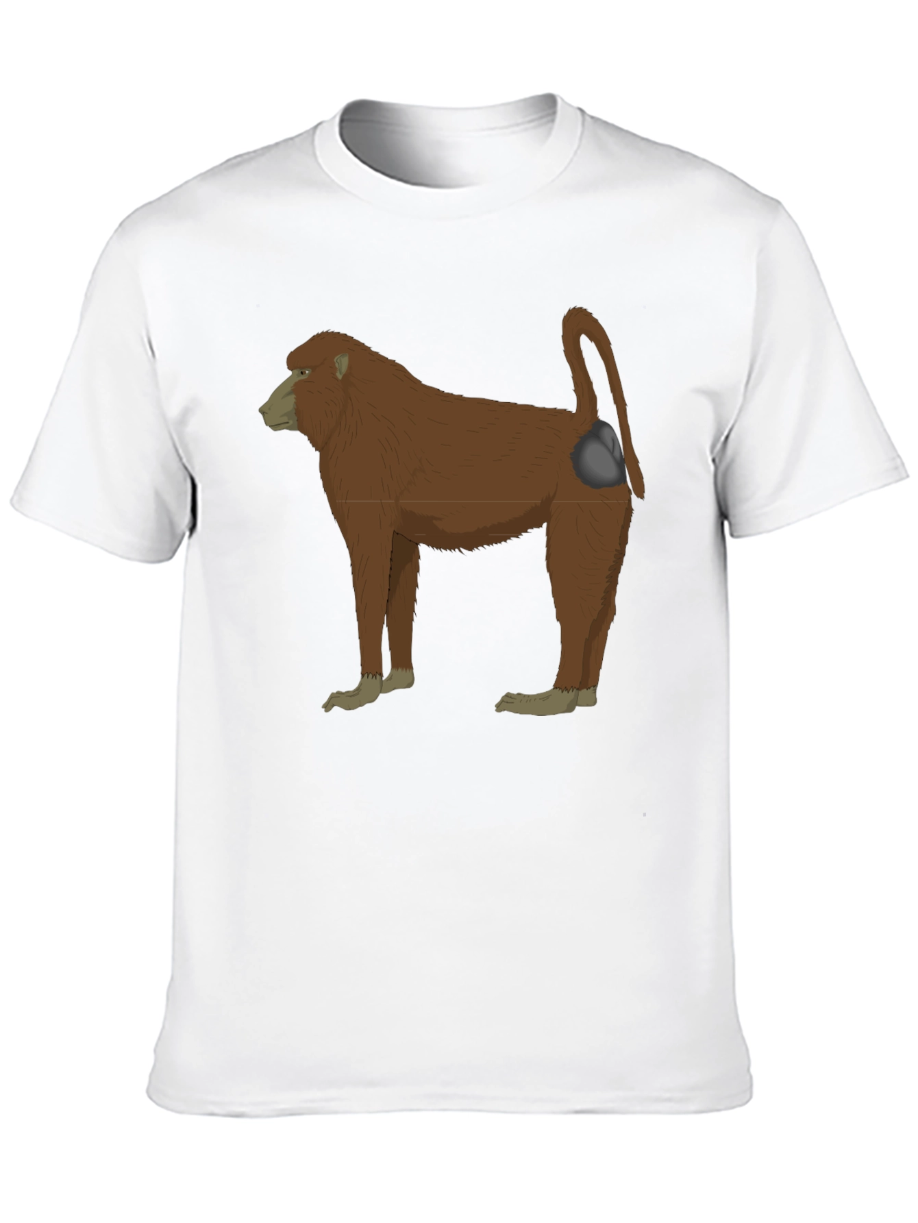 Baboon Graphic T-Shirt - Unique Animal Design