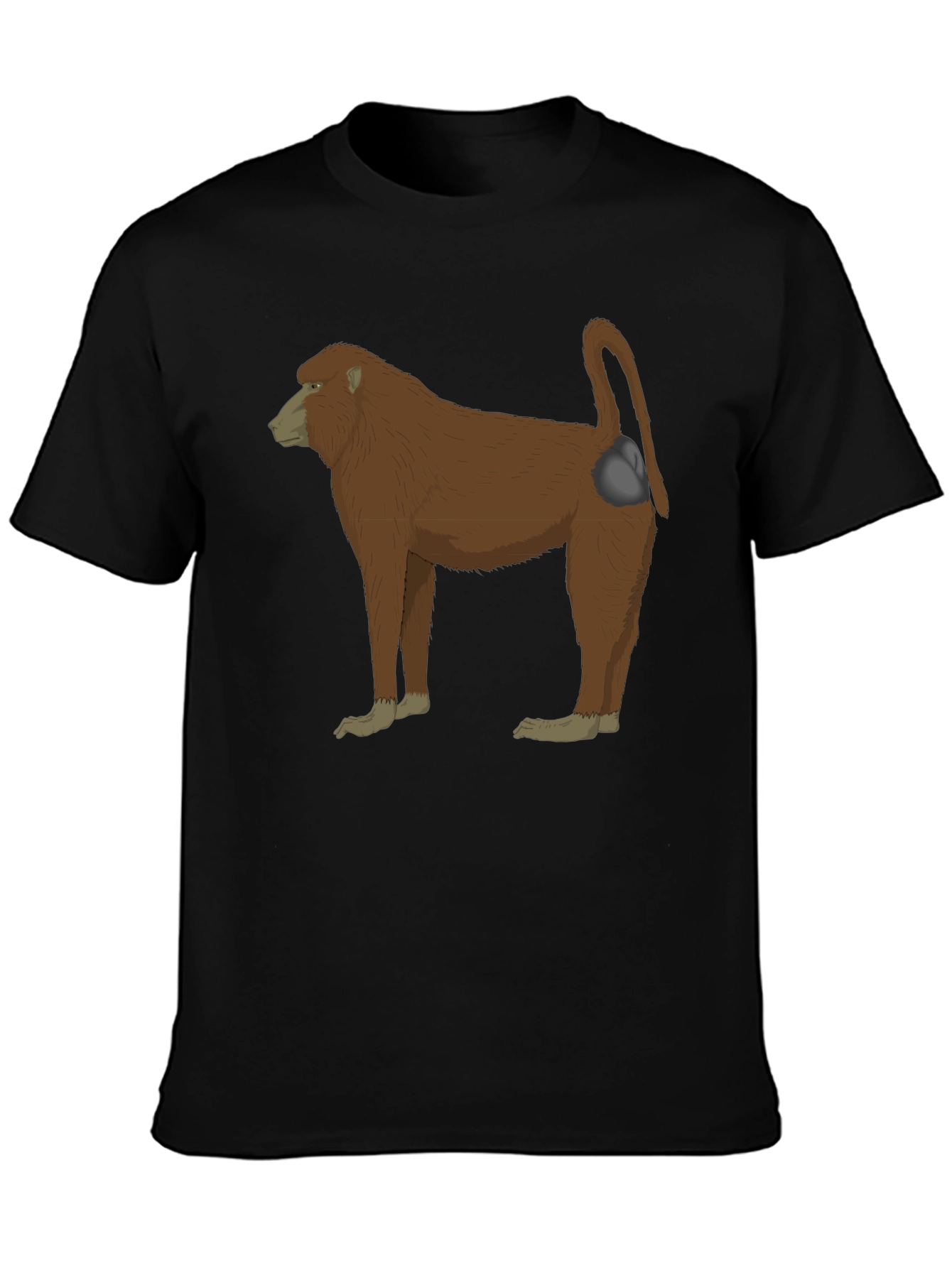 Baboon Graphic T-Shirt - Unique Animal Design