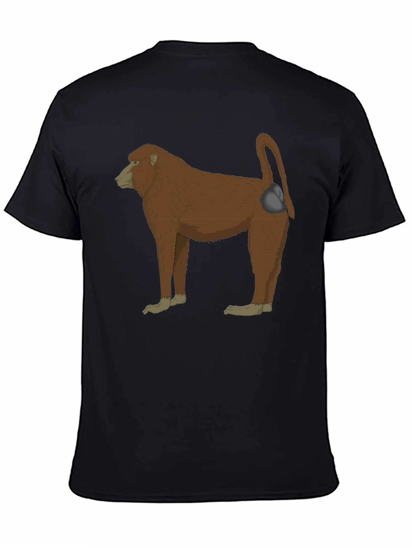 Baboon Graphic T-Shirt - Unique Animal Design