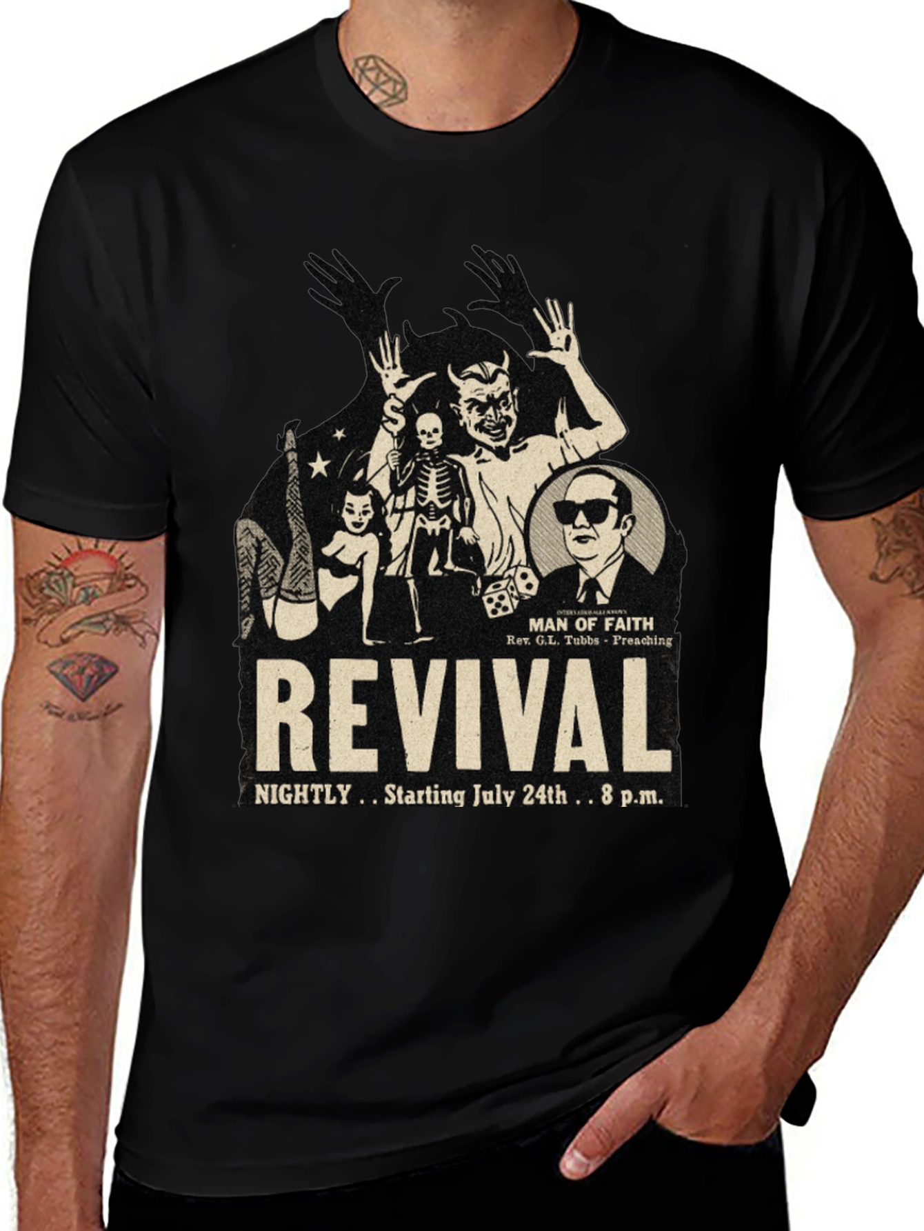 Revival Graphic Print T-Shirt