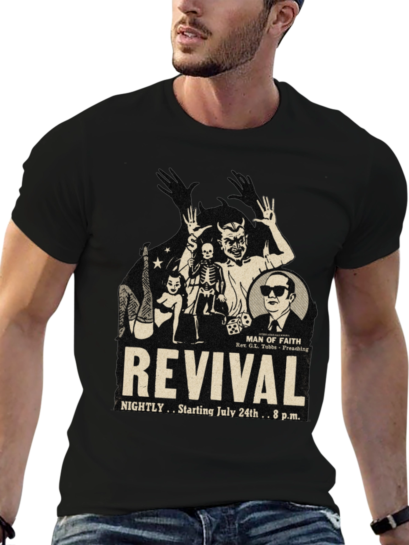 Revival Graphic Print T-Shirt