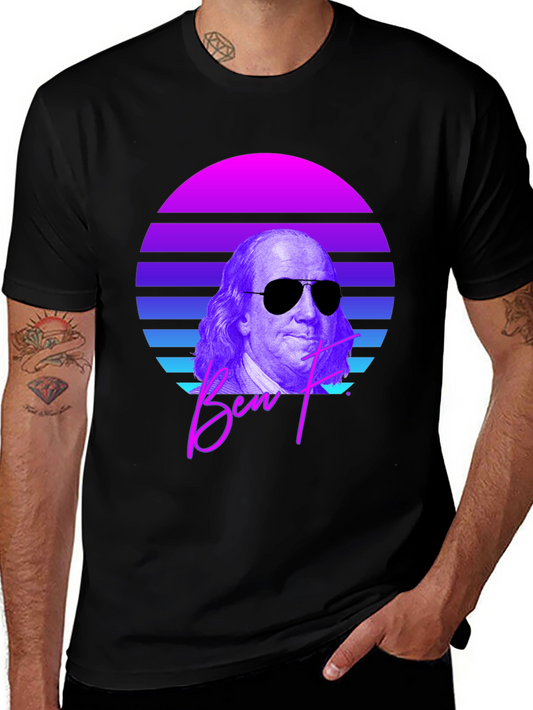 Retro Benjamin Franklin T-Shirt