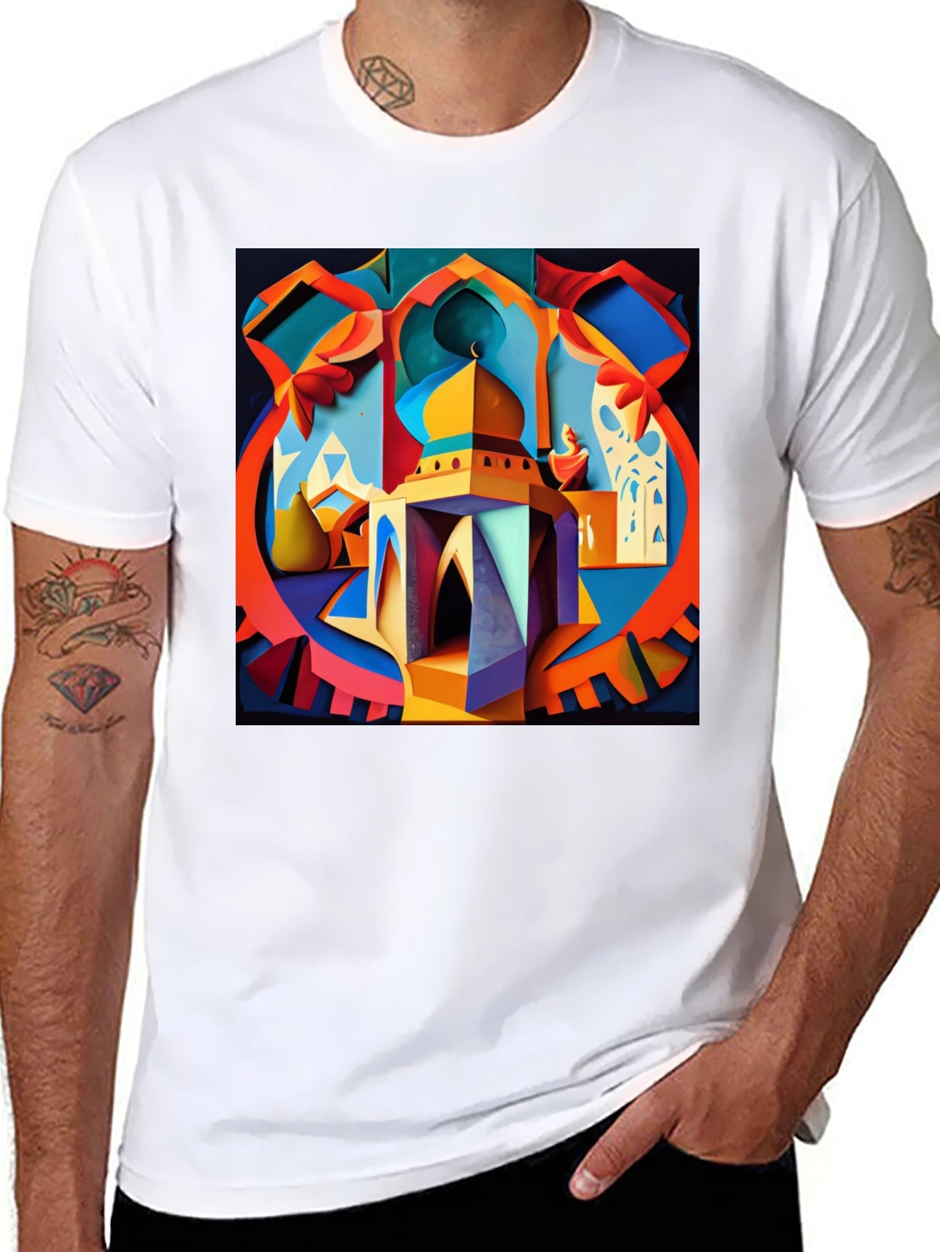 Geometric Mosque Art T-Shirt
