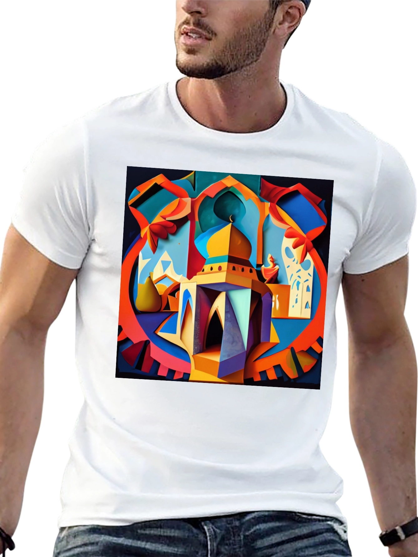 Geometric Mosque Art T-Shirt