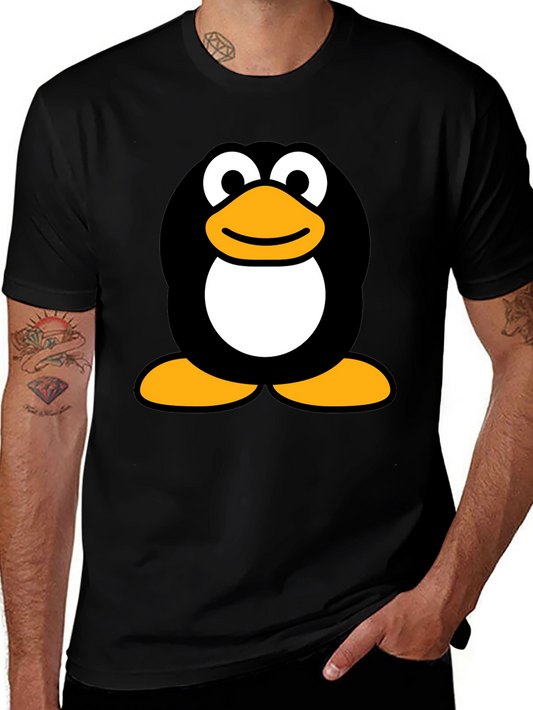 Linux Tux Penguin Graphic T-Shirt