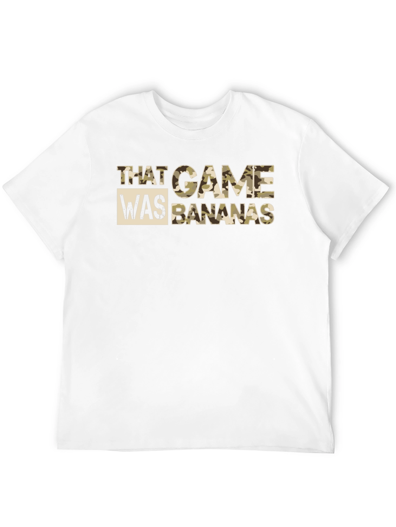 That Game Was Bananas Black Crewneck T-Shirt