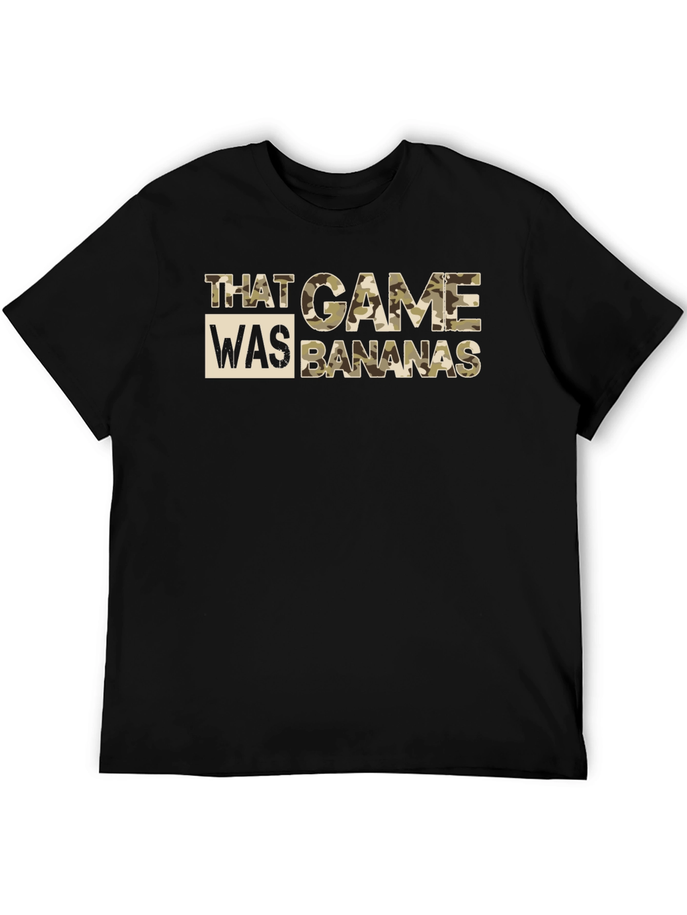 That Game Was Bananas Black Crewneck T-Shirt