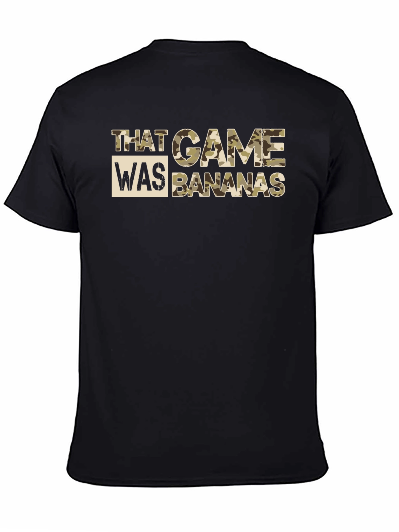 That Game Was Bananas Black Crewneck T-Shirt